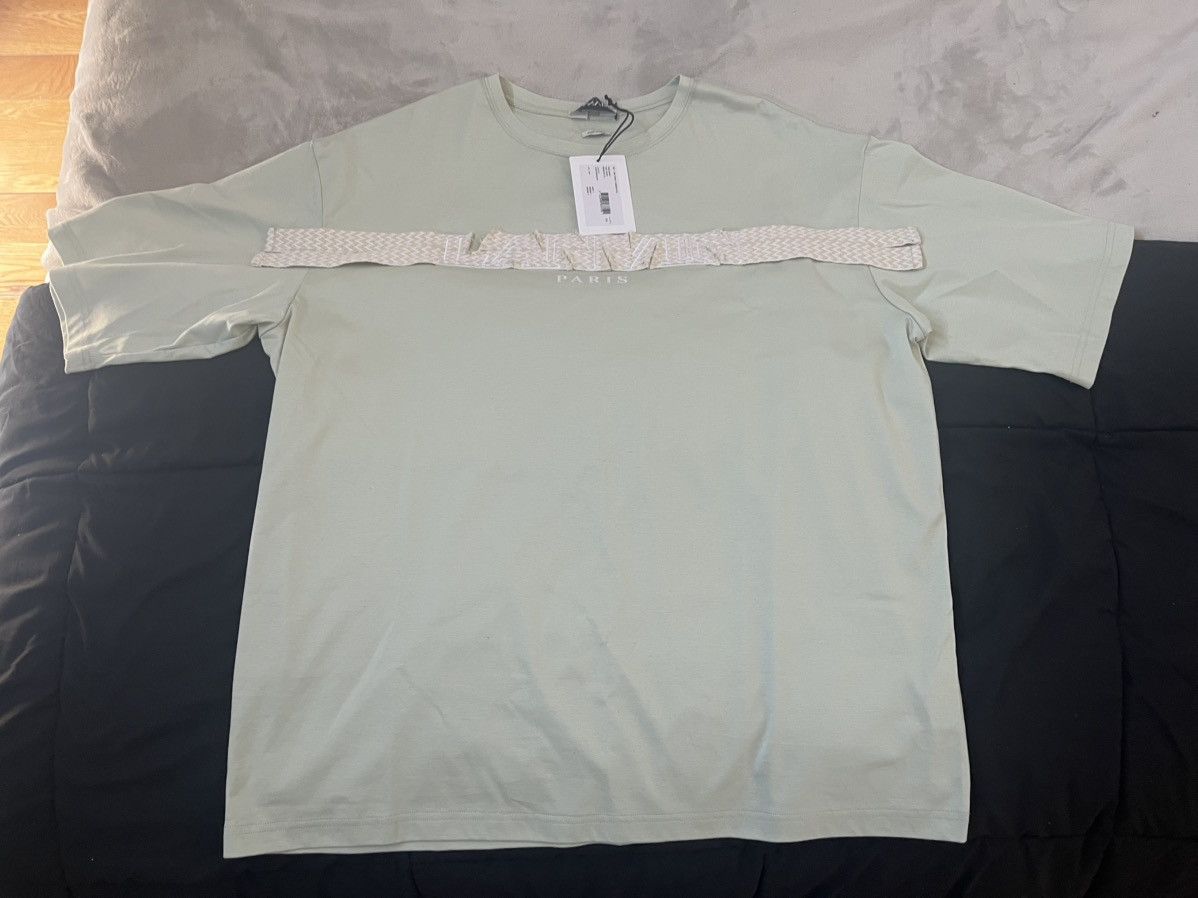 Lanvin LANVIN Curb Embroidered Sage Green Sz: XXL Orig: $690 Size US XXL / EU 58 / 5 - 16 Thumbnail