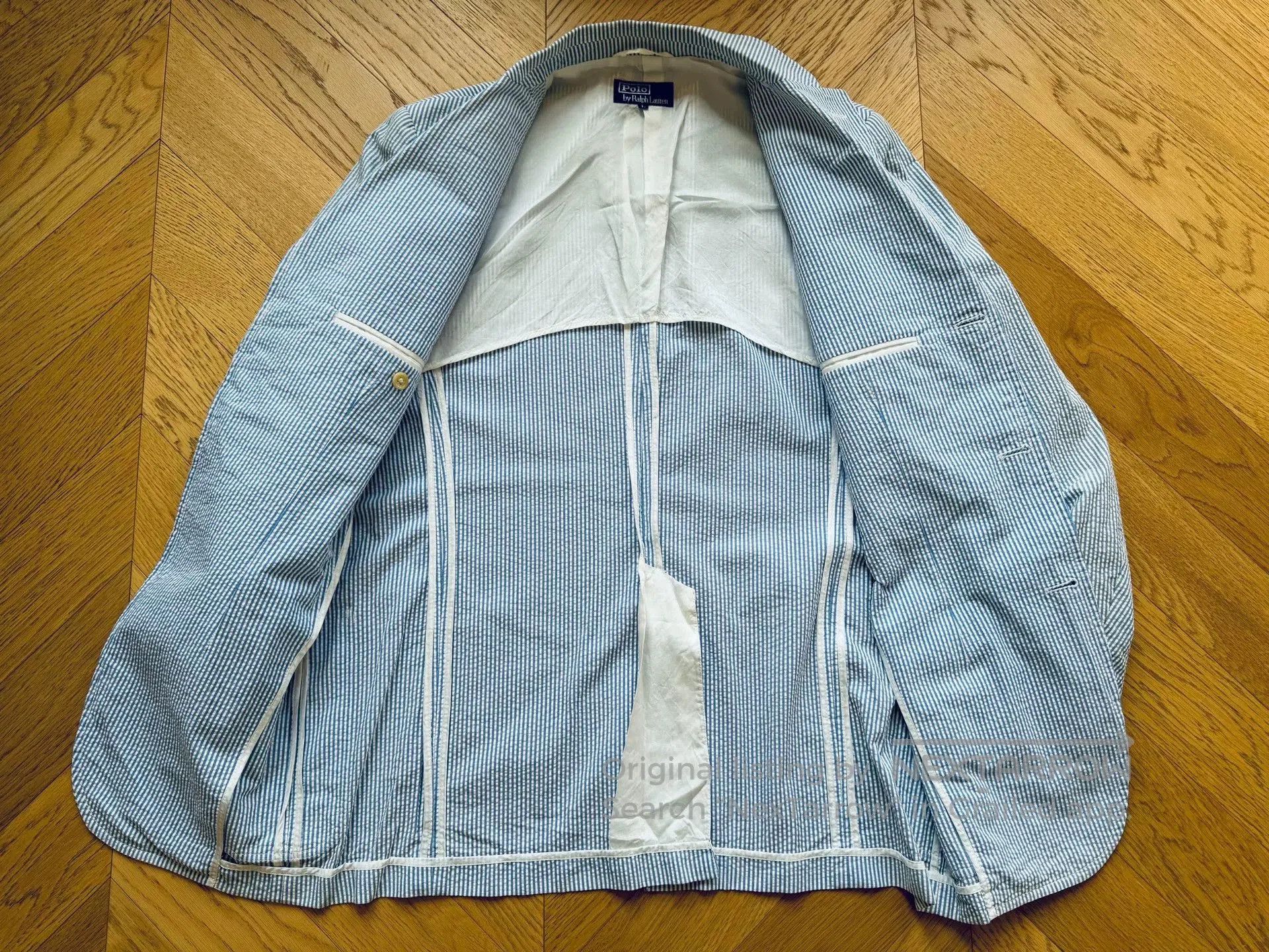 RRL Ralph Lauren Retro Spring Summer Striped Suit Set. Size US M / EU 48-50 / 2 - 3 Thumbnail
