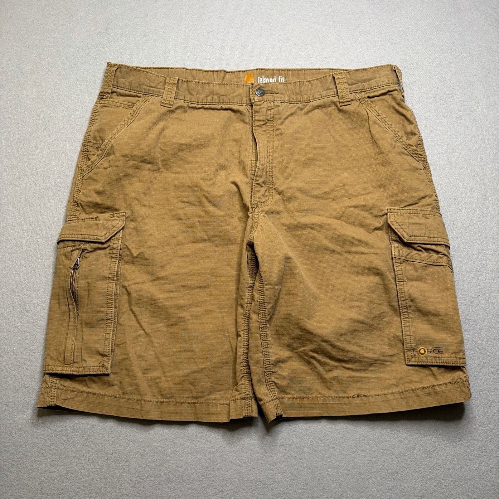 Carhartt Carhartt Force Cargo Shorts Men’s Size 40 Relaxed Fit Brown Size US 40 / EU 56 - 1 Thumbnail