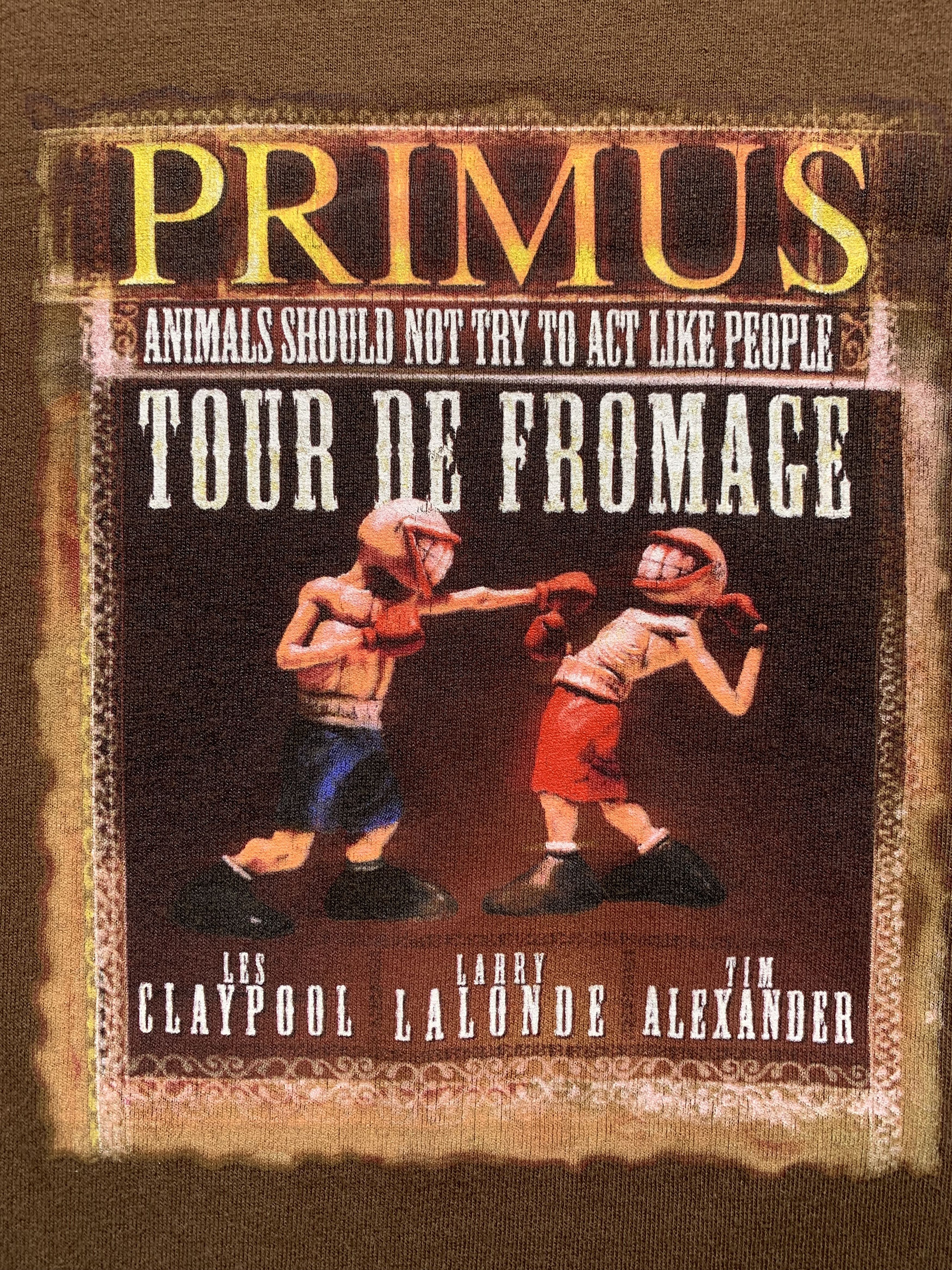 Band Tees Primus Tour de Fromage 2003 Size US M / EU 48-50 / 2 - 6 Thumbnail