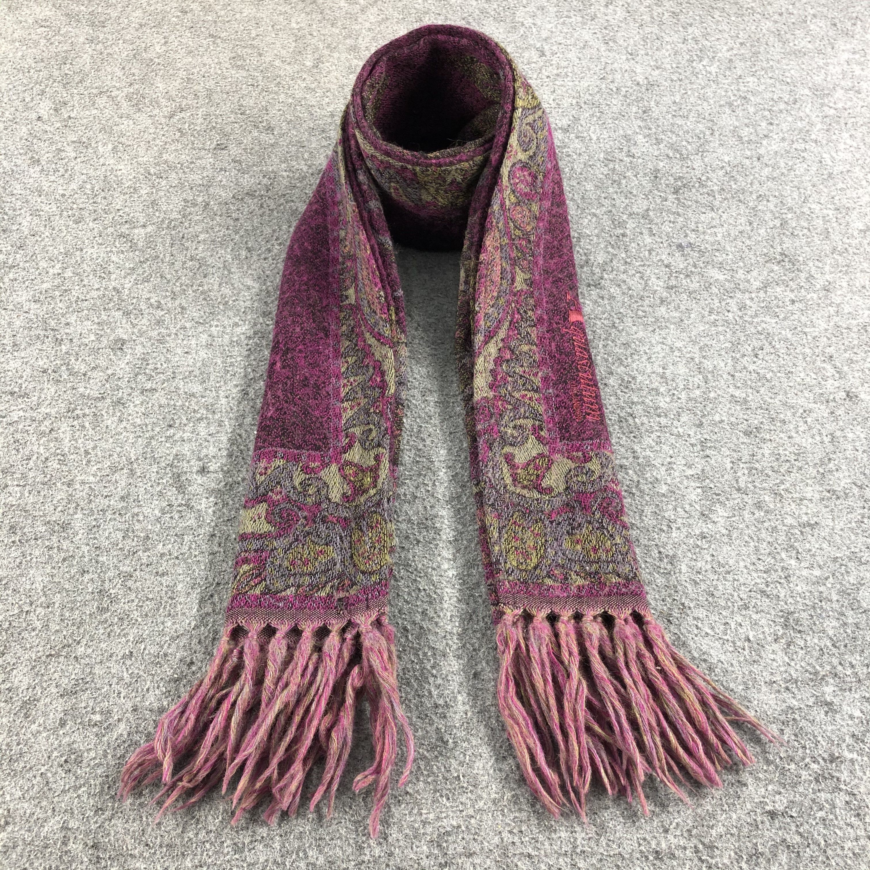 Aquascutum RARE Aquascutum Wool Scarf Muffler V765 Size ONE SIZE - 1 Thumbnail