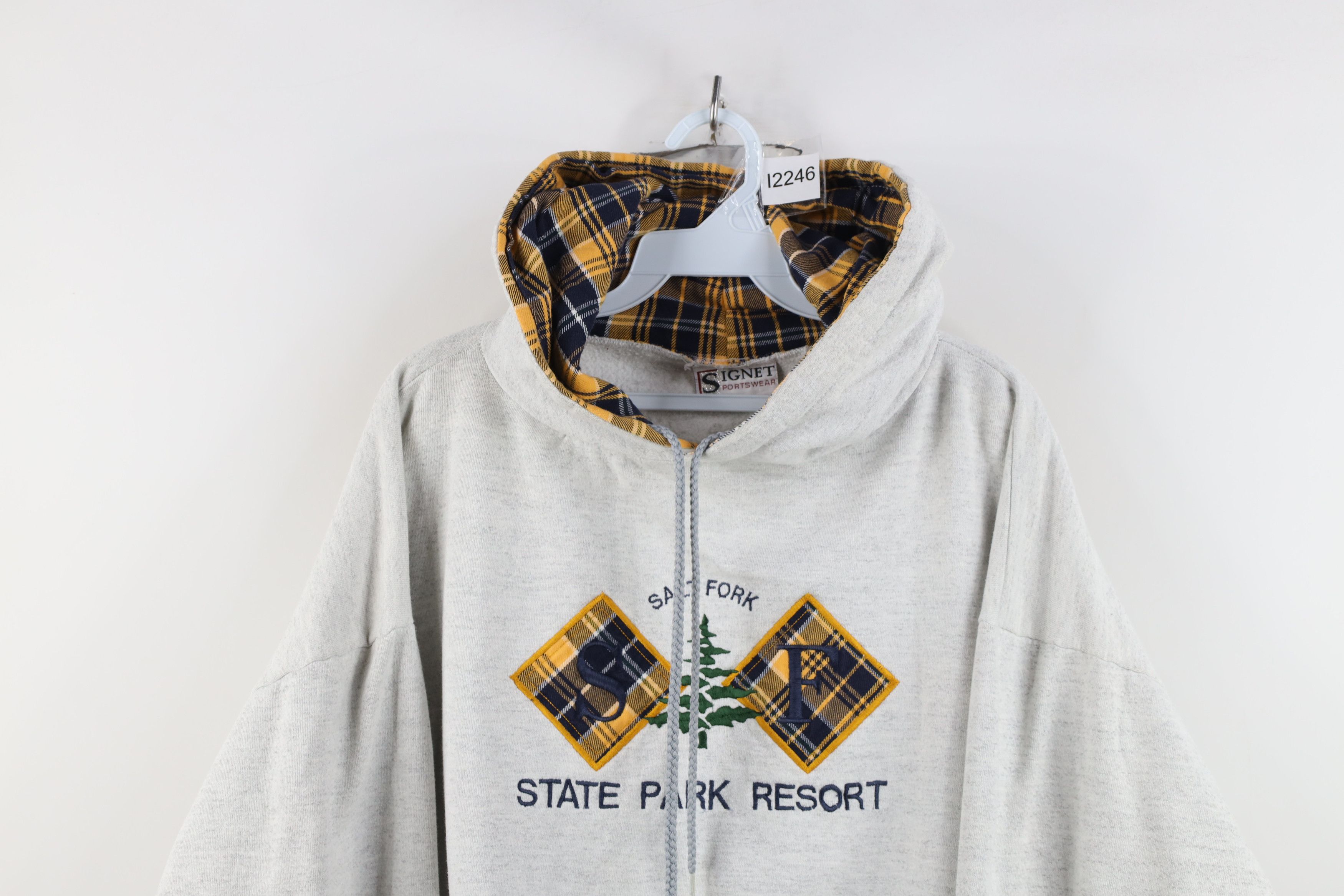 Vintage 90s Streetwear Park Resort Hoodie Sweatshirt USA