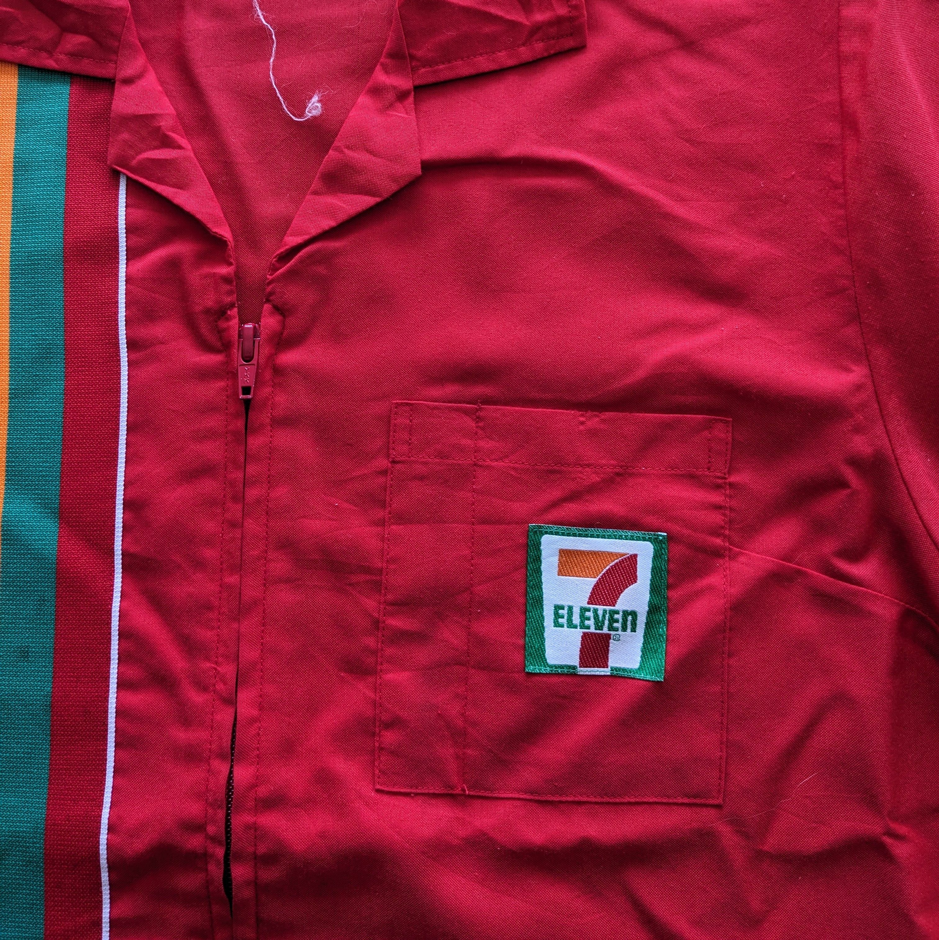 Japanese Brand Vintage 7 ELEVEN Uniform Workers Shirts Size US L / EU 52-54 / 3 - 2 Thumbnail