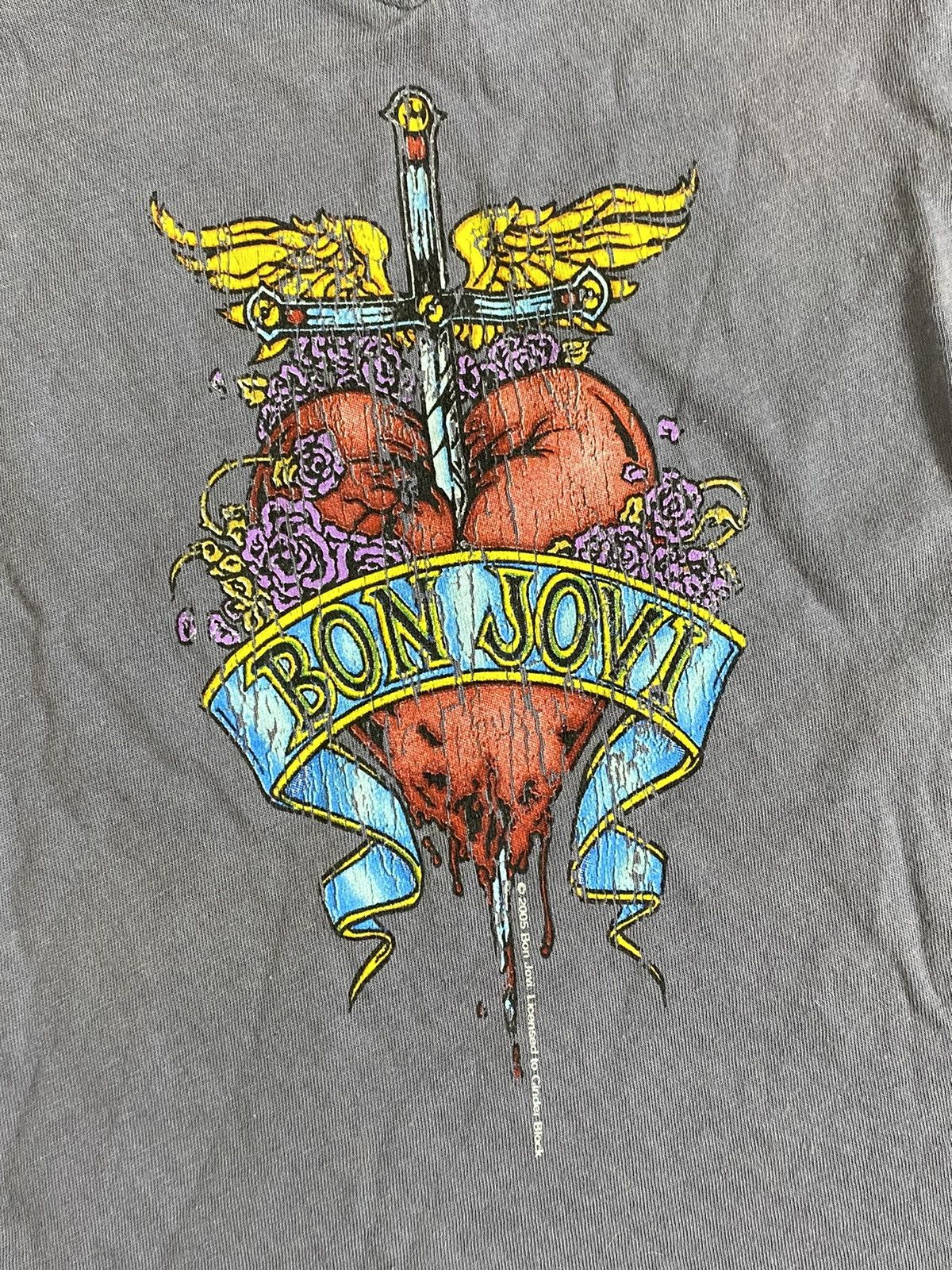 Band Tees × Vintage Vintage 2005 Bon jovi longsleeve Size M / US 6-8 / IT 42-44 - 3 Thumbnail