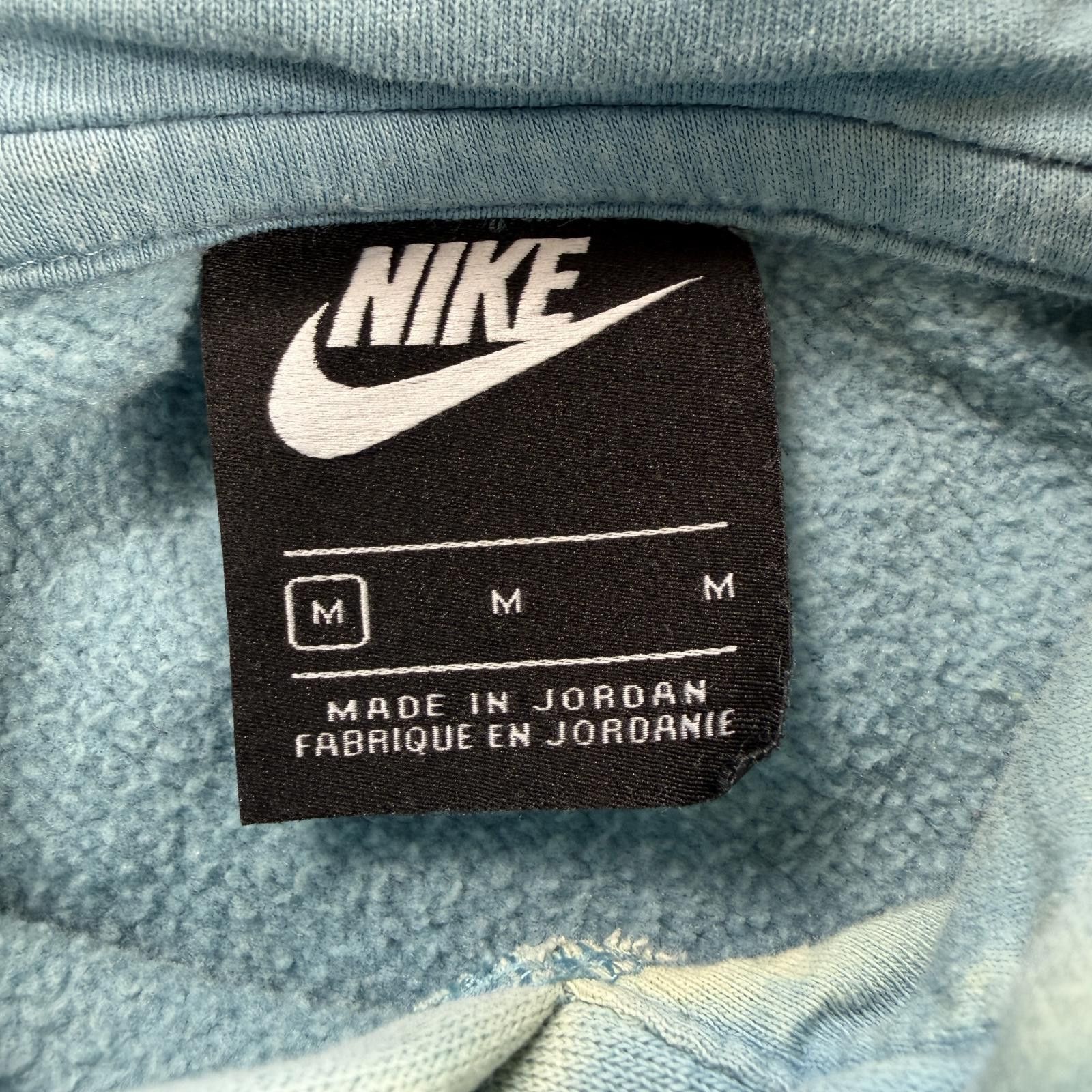 Nike Nike Mini Swoosh Hoodie Teal Distressed Wash Sweatshirt Mens Size US M / EU 48-50 / 2 - 4 Thumbnail