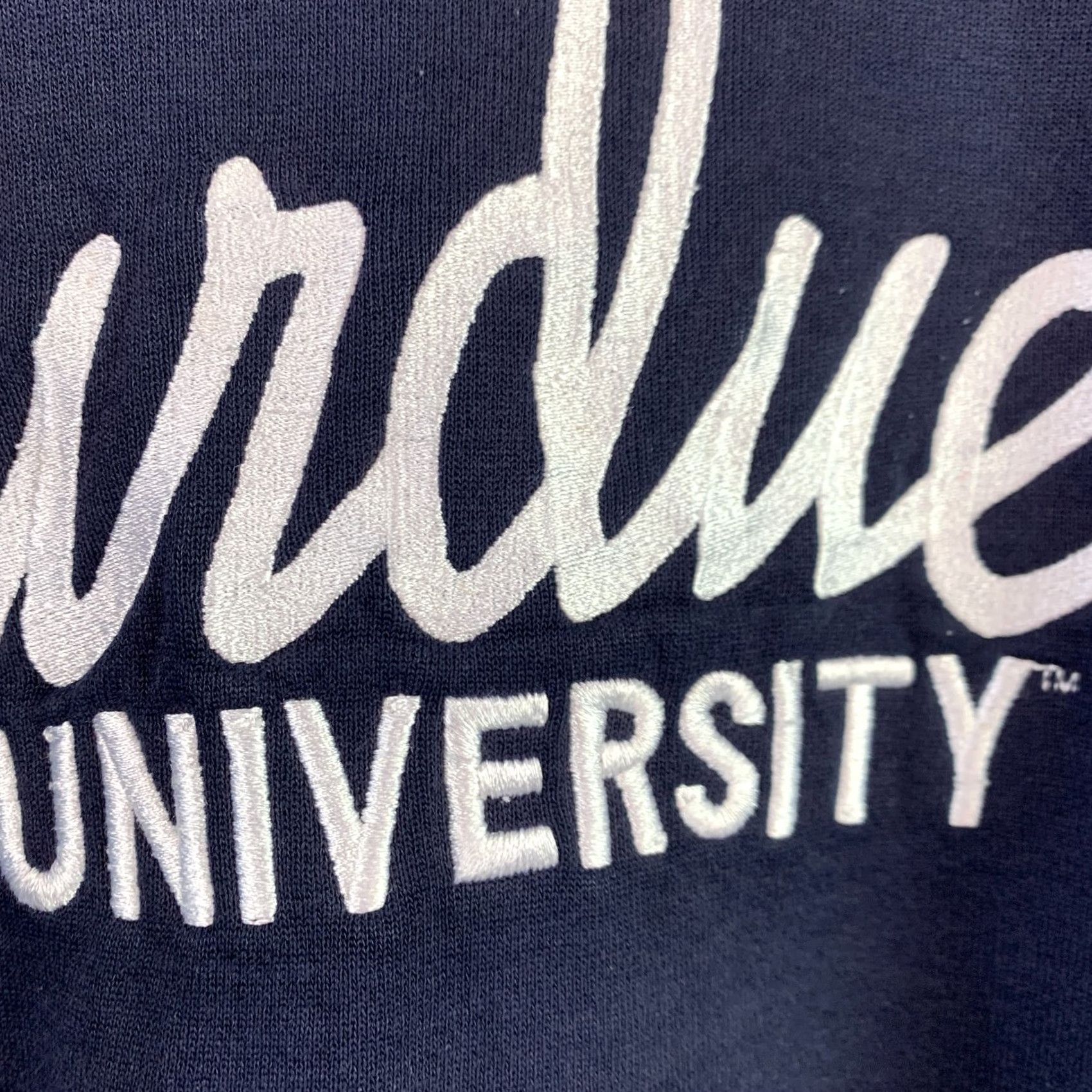 Champion VINTAGE Champion Purdue University Sweatshirt 2XL Men Blue White Crew Neck Logo Embroidered Nike? Size US XXL / EU 58 / 5 - 4 Thumbnail