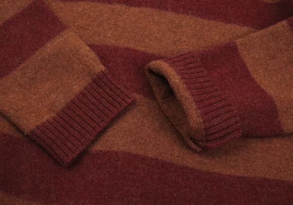 Yohji Yamamoto Yohji Yamamoto pour homme Wool Striped Knit Size US L / EU 52-54 / 3 - 3 Thumbnail