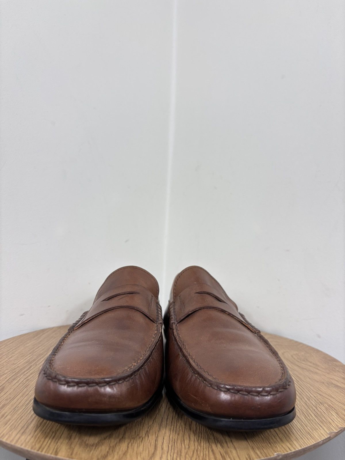 Tod's Tod’s Men’s Brown Leather Gommino Penny Loafers Shoes Size US 9 / EU 42 - 7 Thumbnail
