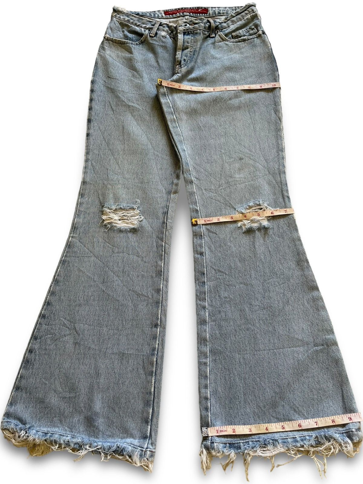 Japanese Brand SALES🔥Vintage Japanese Brand Distressed Flare Jeans Size 27" / US 4 / IT 40 - 12 Thumbnail