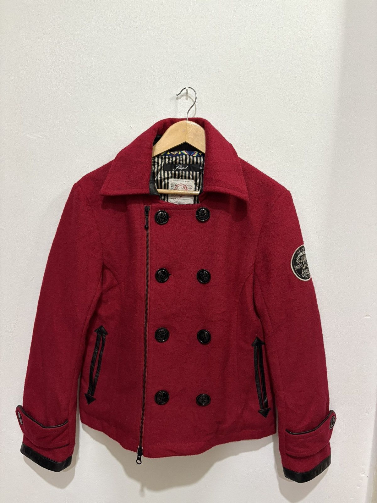 Japanese Brand Shapel Charles 'Blend the colond' wool Jacket Size US S / EU 44-46 / 1 - 1 Thumbnail