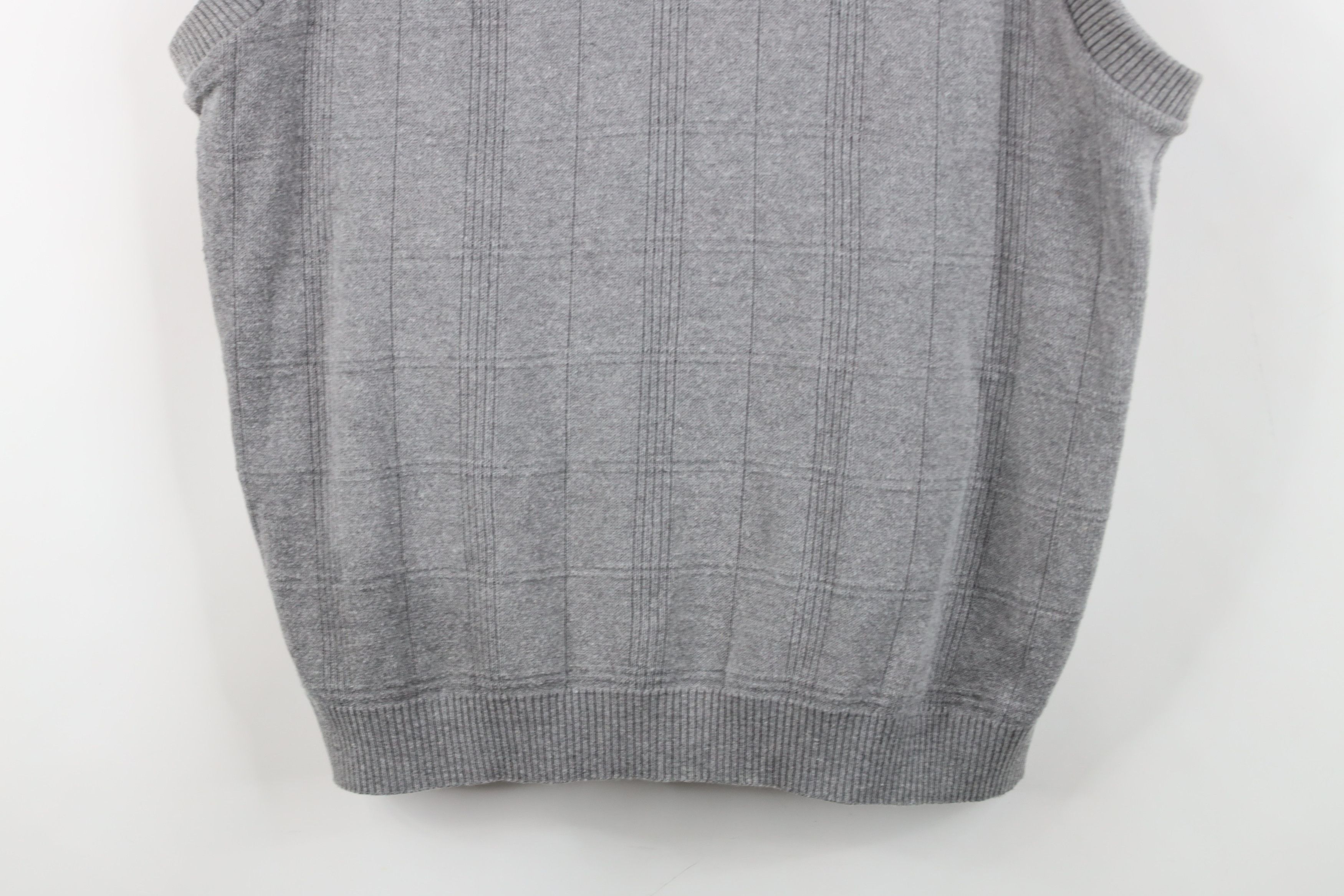 Vintage Vintage 90s Streetwear Hand Framed Knit Sweater Vest Size US L / EU 52-54 / 3 - 3 Thumbnail