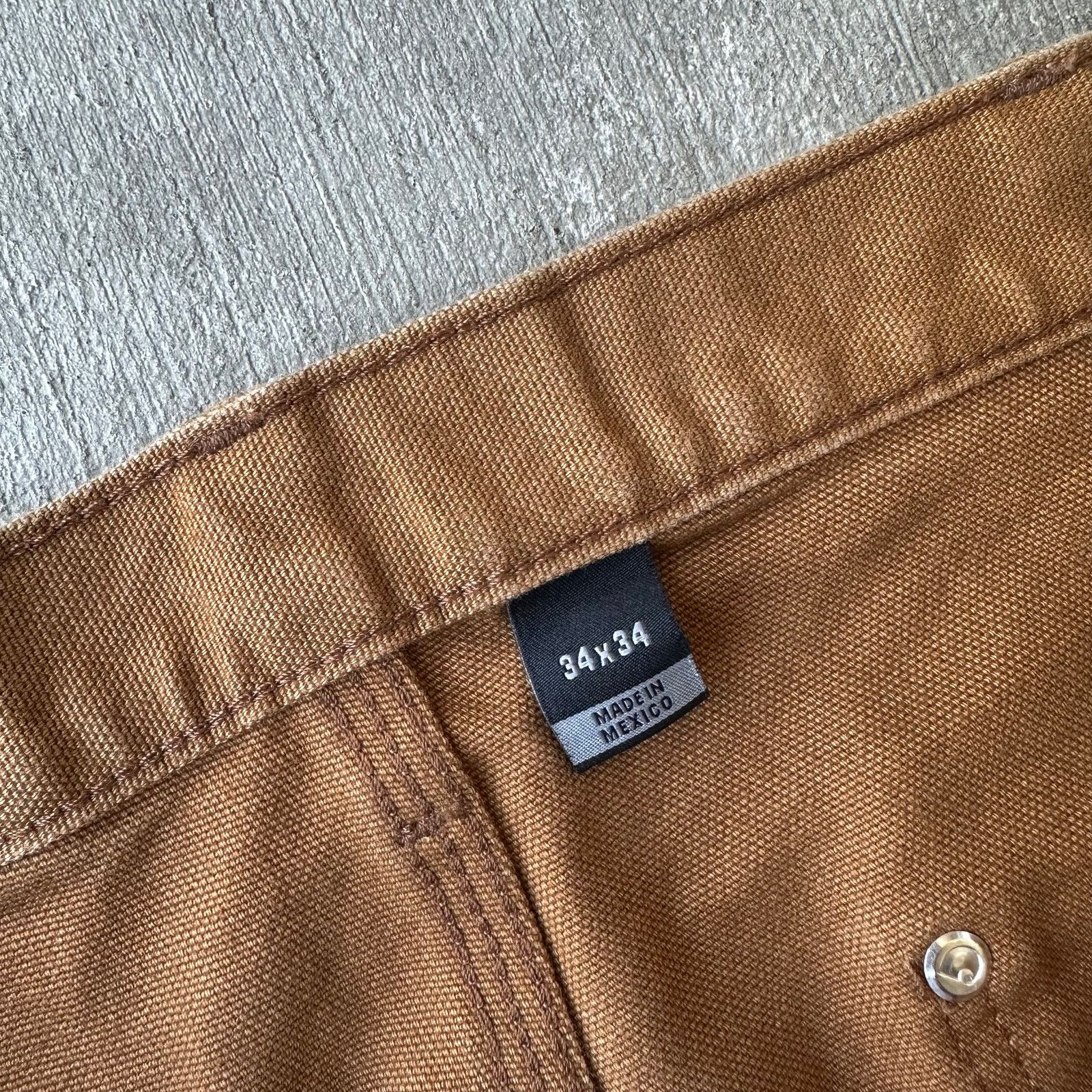 Carhartt × Vintage Carhartt brown double knee work wear carpenter pants Size US 34 / EU 50 - 8 Thumbnail