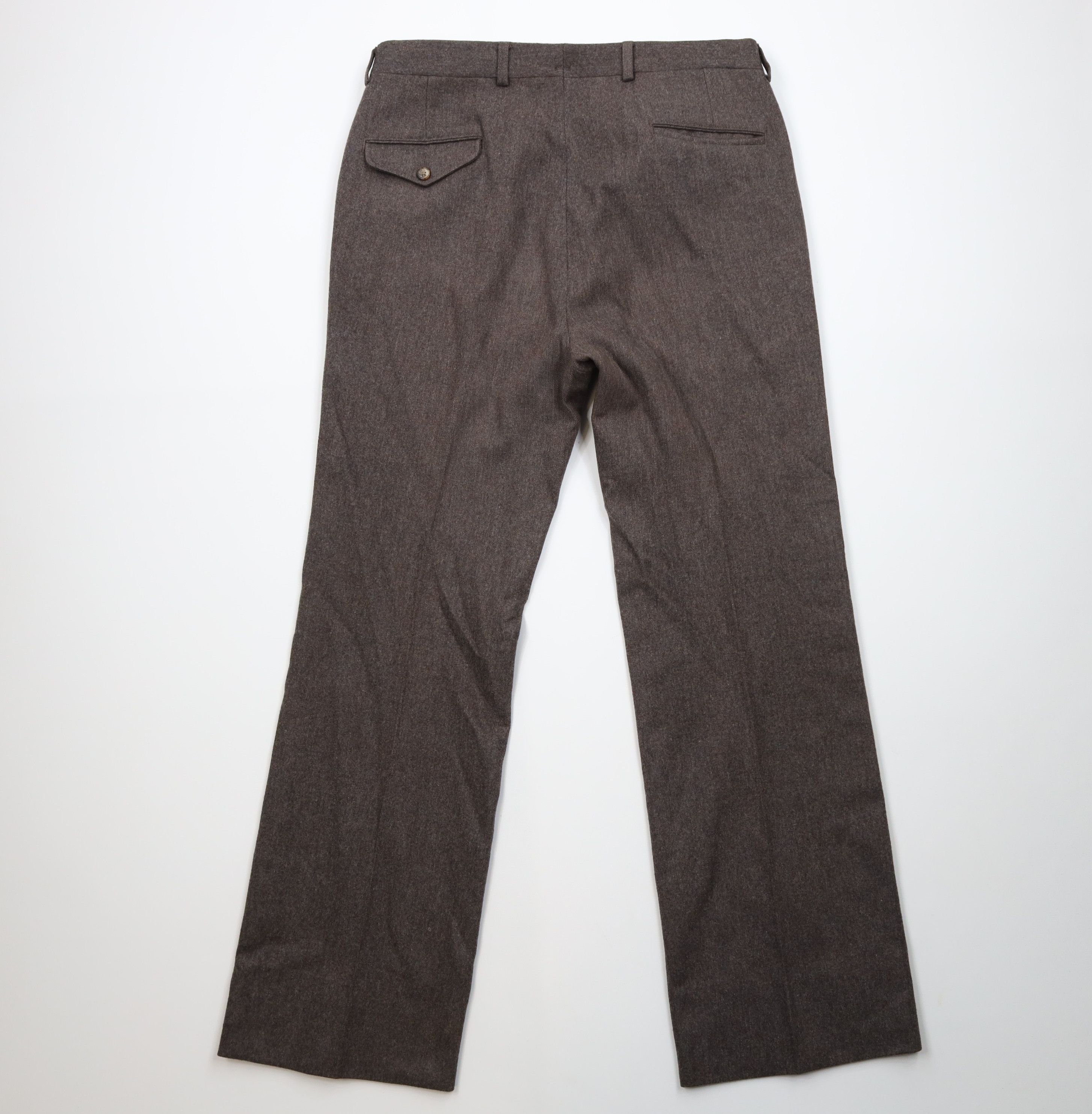 Vintage Vintage 70s Streetwear Wide Leg Bell Bottoms Pants Brown USA Size US 36 / EU 52 - 10 Thumbnail
