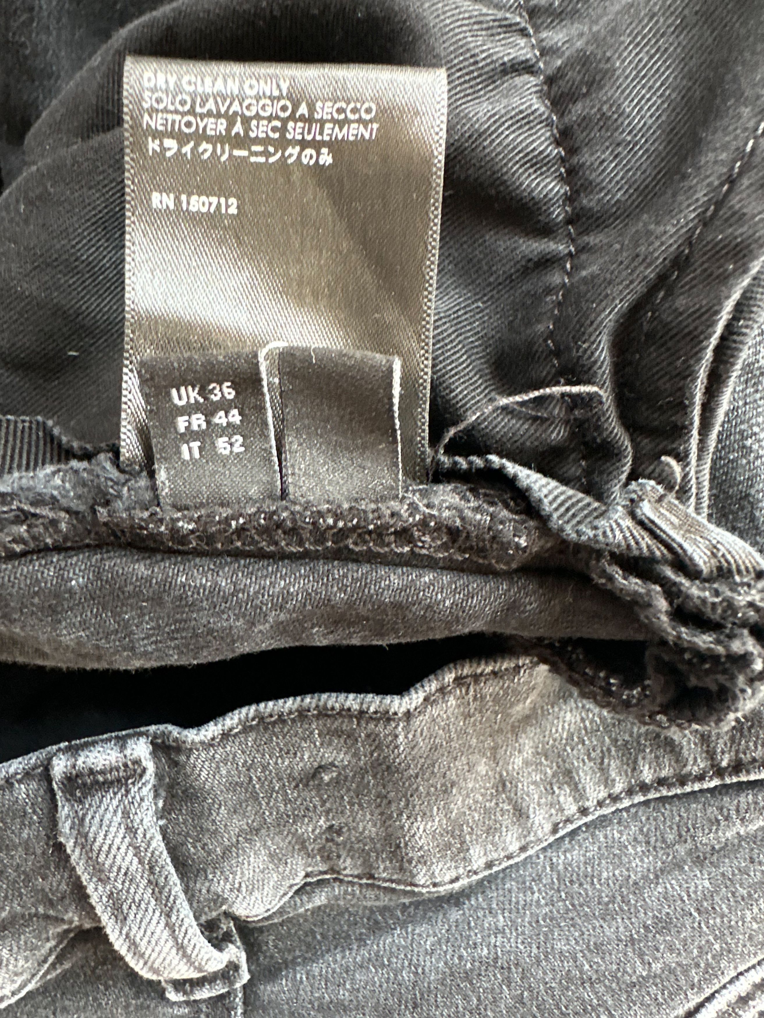 Amiri Amiri Washed Black Distressed Knee Jeans Size US 36 / EU 52 - 6 Thumbnail