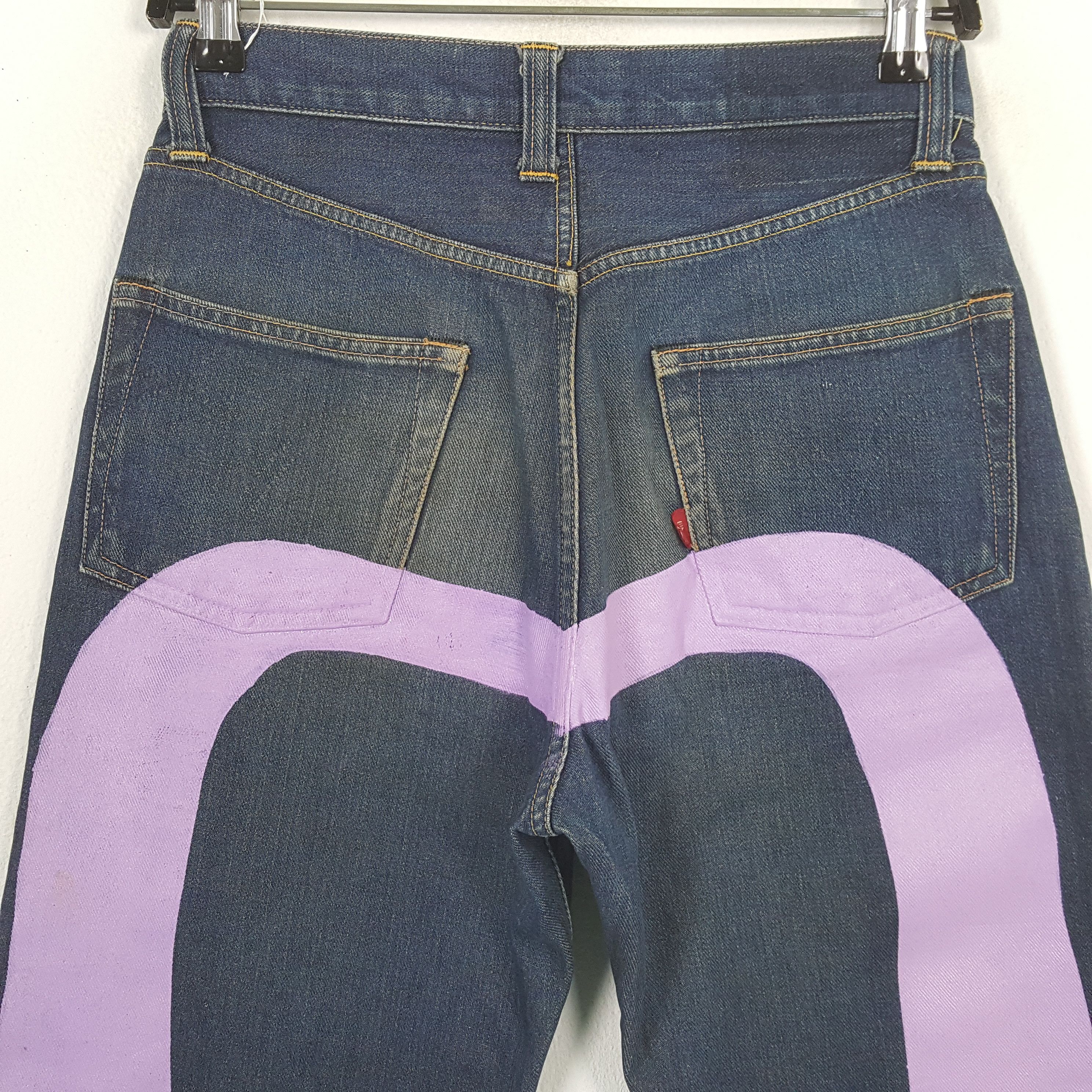 Japanese Brand Evis Japanese Brand Streetwear Custom Daicock Jeans Size US 26 / EU 42 - 2 Thumbnail