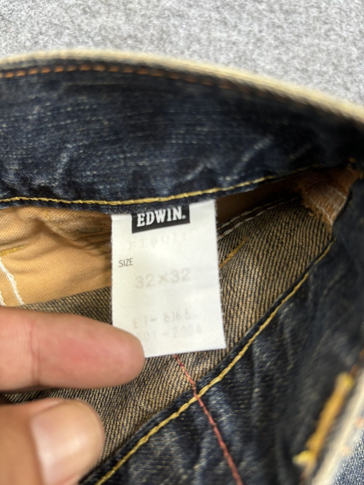 Edwin 💥Insane Raw Fades💥Edwin 503 Wide Japan Style Denim F478 Size US 33 - 24 Thumbnail