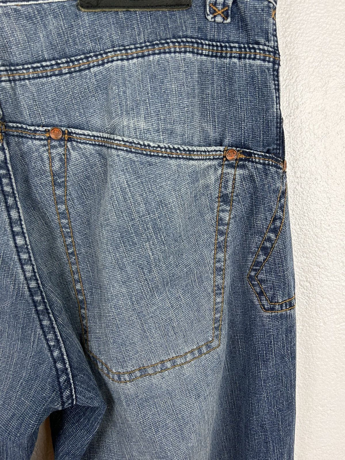 Pelle Pelle 00s Vintage Pelle Pelle Y2K Dark Wash Rap Hip Hop Jeans Size US 34 / EU 50 - 10 Thumbnail