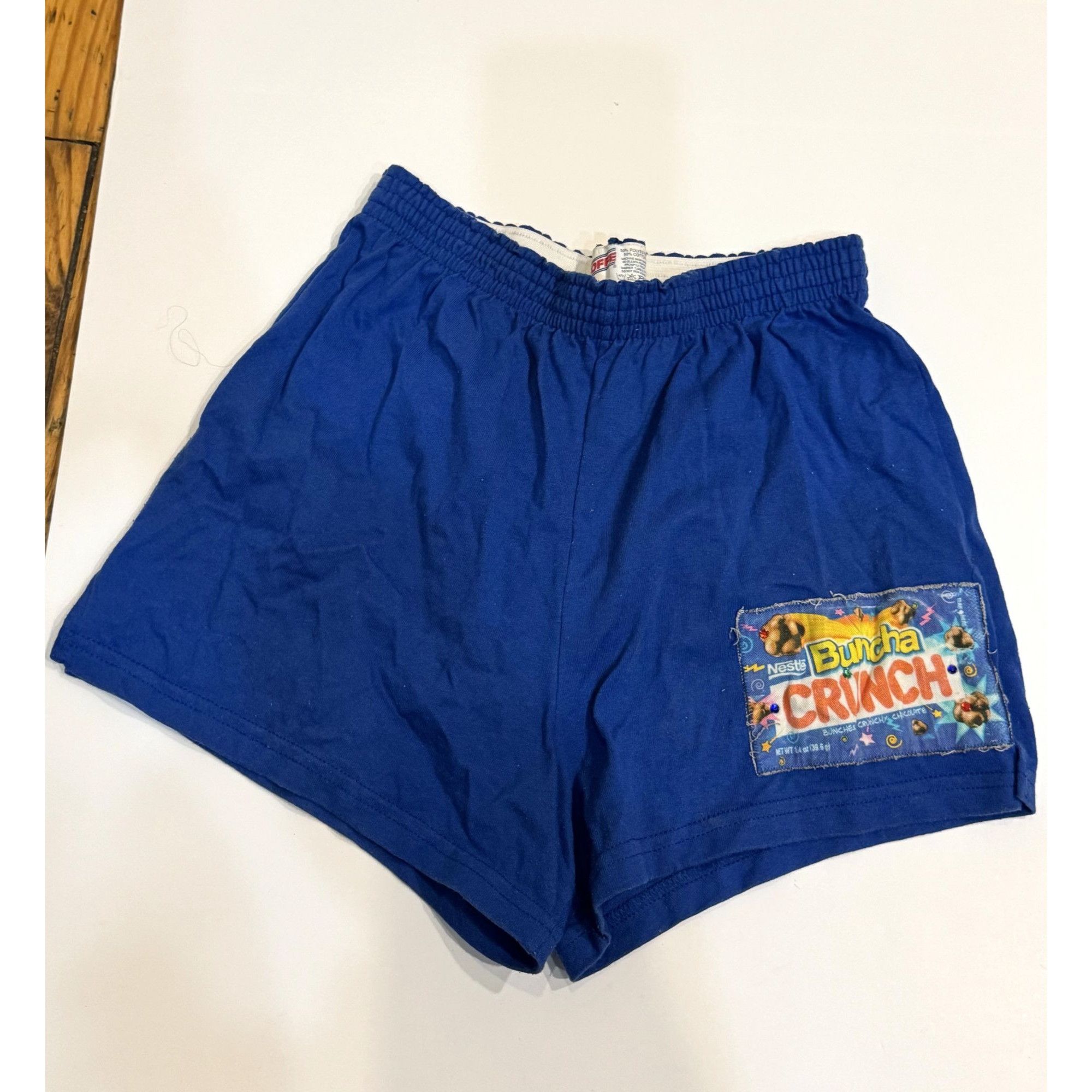 Soffe Soffe Shorts Buncha Crunch candy rhinestone patch shorts siz Size 30" / US 8 / IT 44 - 1 Thumbnail
