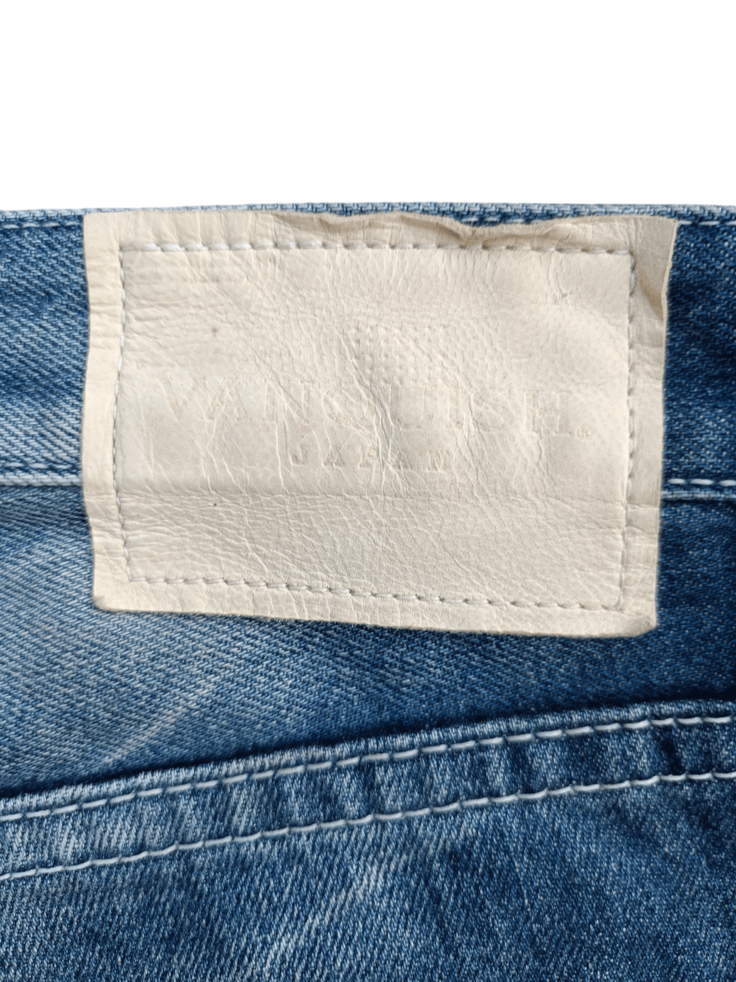 Japanese Brand VANQUISH Tokyo Japan Whiskers Painted Rare Design Jeans Size US 32 / EU 48 - 19 Thumbnail