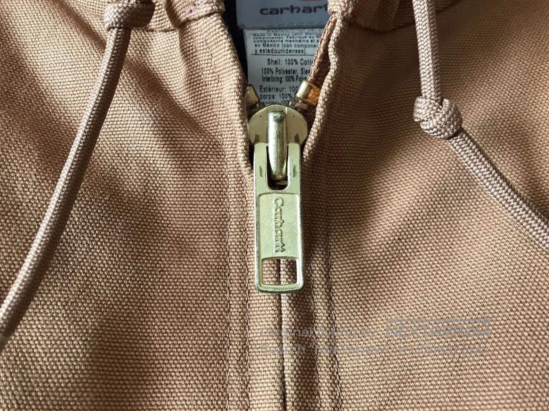 Carhartt Carhartt J140 Brown Hooded Work Jacket. Size US XL / EU 56 / 4 - 5 Thumbnail