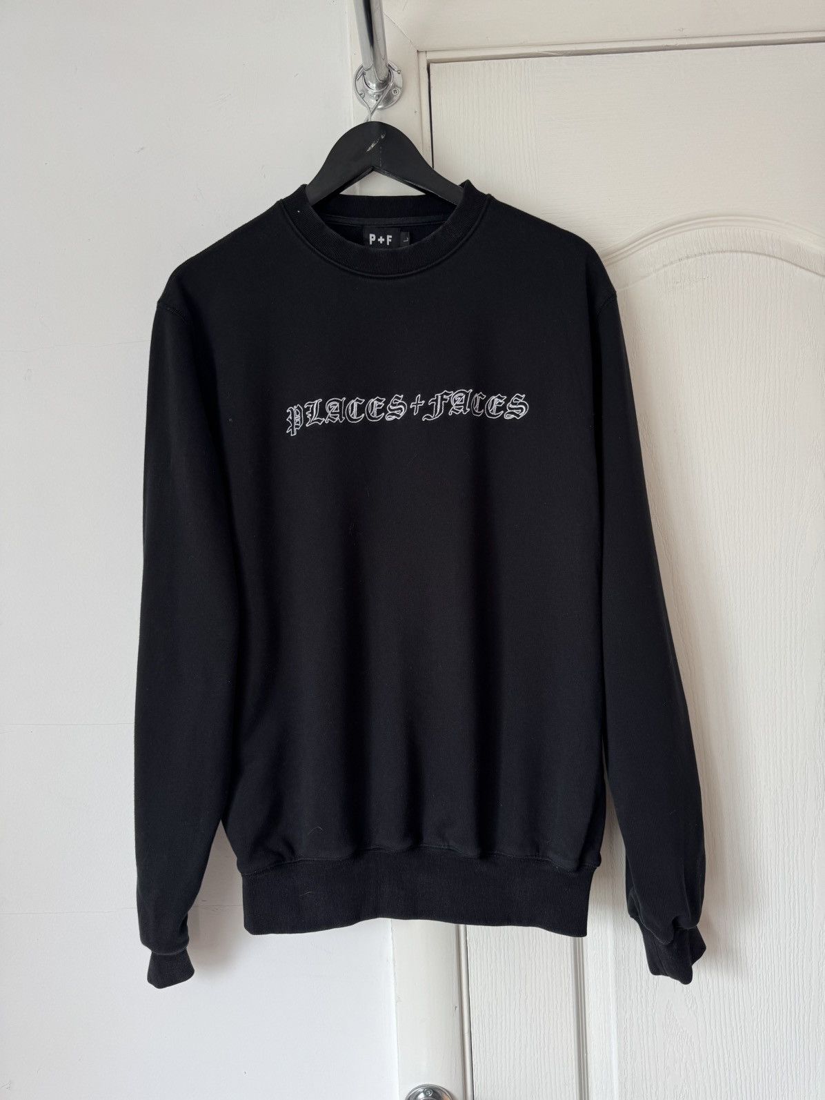 Vintage Places + Faces Sweatshirt Embroidered Logo Sweater Size US M / EU 48-50 / 2 - 1 Thumbnail