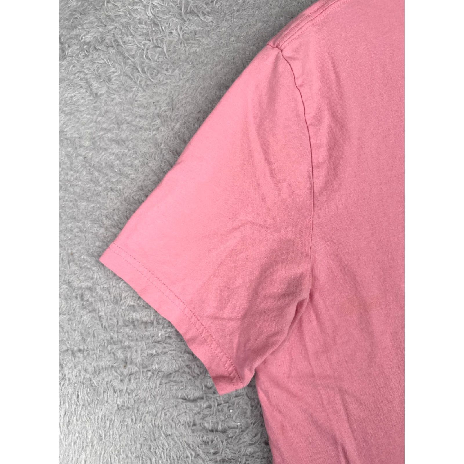 Tommy Hilfiger Tommy Hilfiger Shirt Adult Large Pink Crew Neck Short Sleeve 100% Cotton Logo Embroidered Men's T-Shirt Size US L / EU 52-54 / 3 - 3 Thumbnail