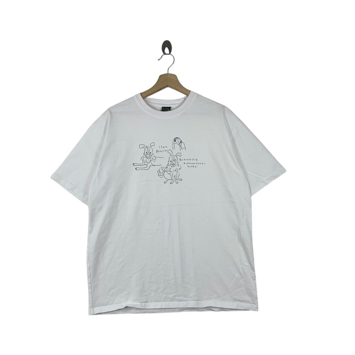 Vintage RYOKUOUSHOKU SHAKAI BAND Pop Rock Tee Shirt Top Aichi J Size US XL / EU 56 / 4 - 1 Thumbnail