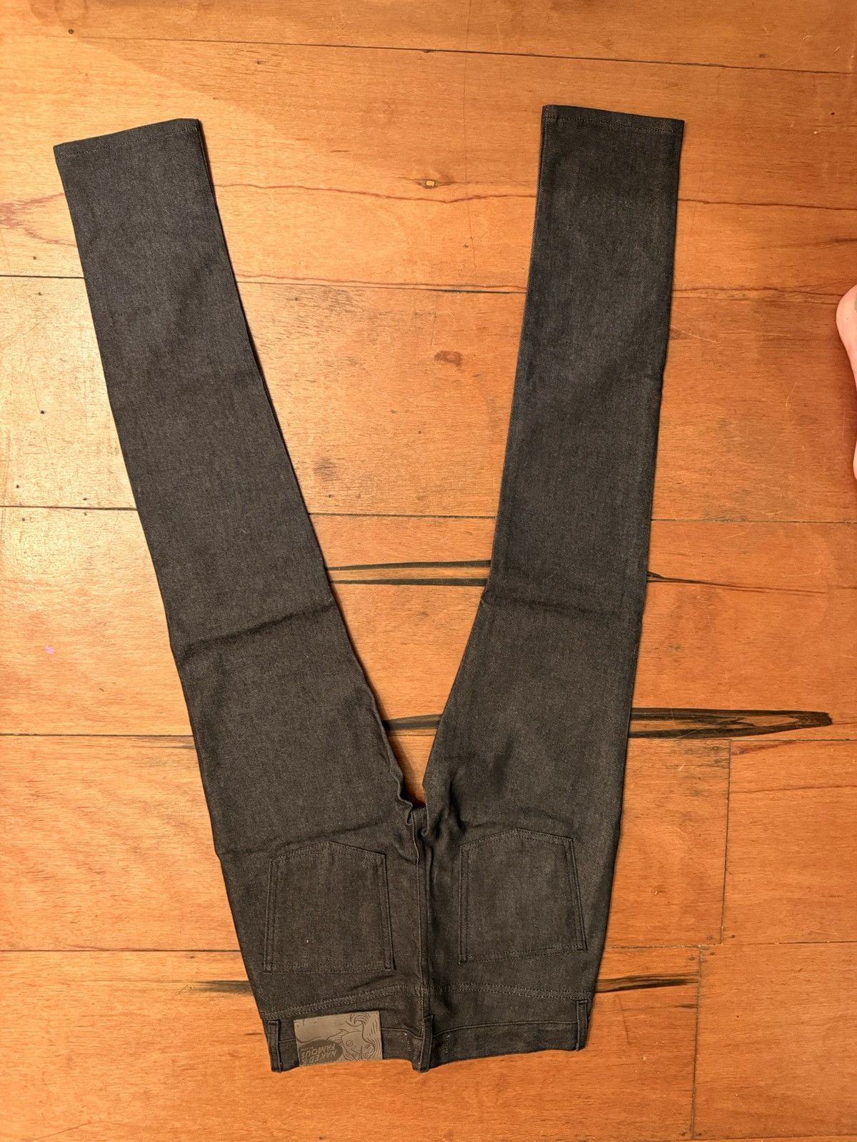Naked & Famous Super Guy “Black Boost” Jeans – Size 31 – Unworn Size US 31 - 3 Thumbnail