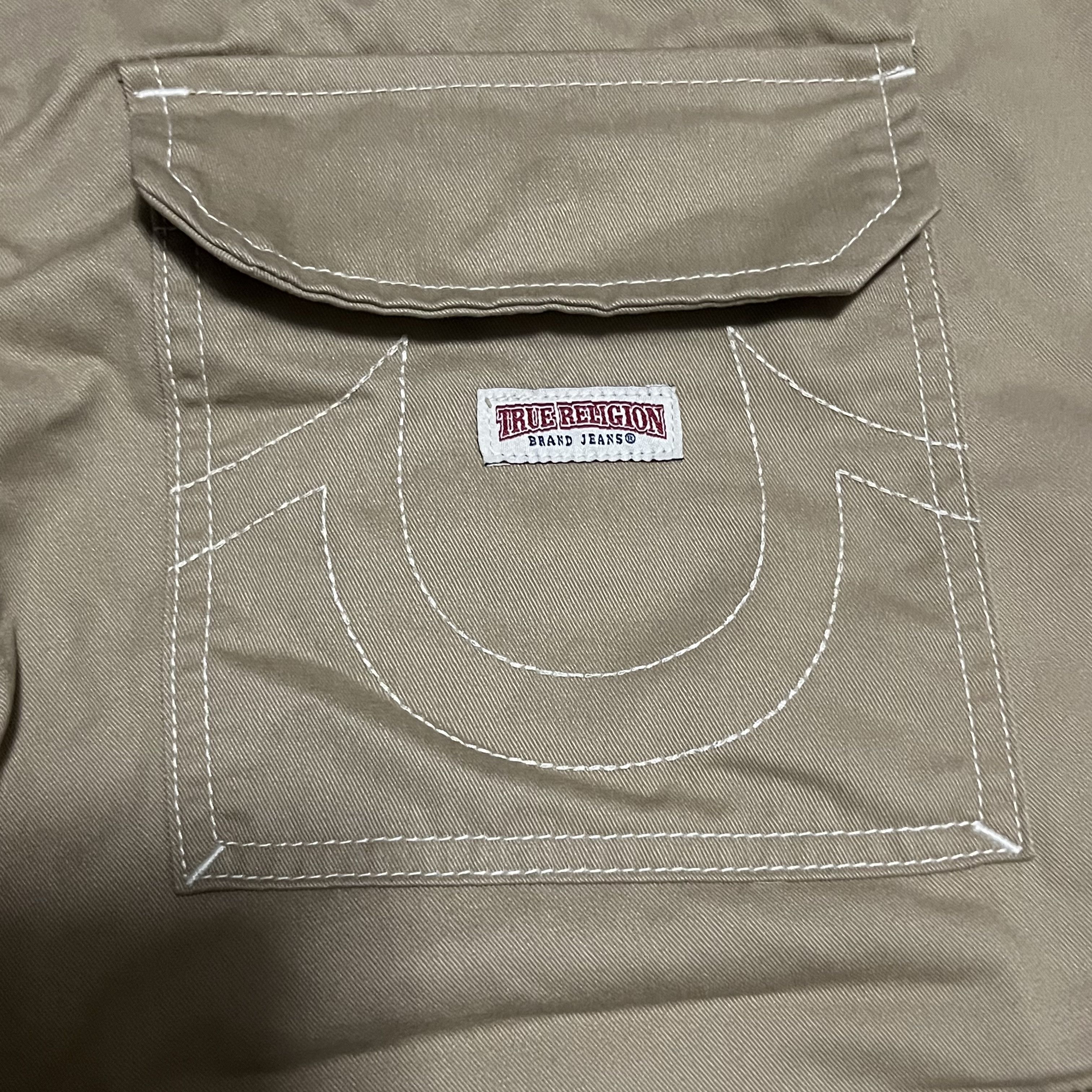 True Religion NWT True Religion Cargo Pants Size 38x31 Beige Khaki Y2K Size US 38 / EU 54 - 4 Thumbnail