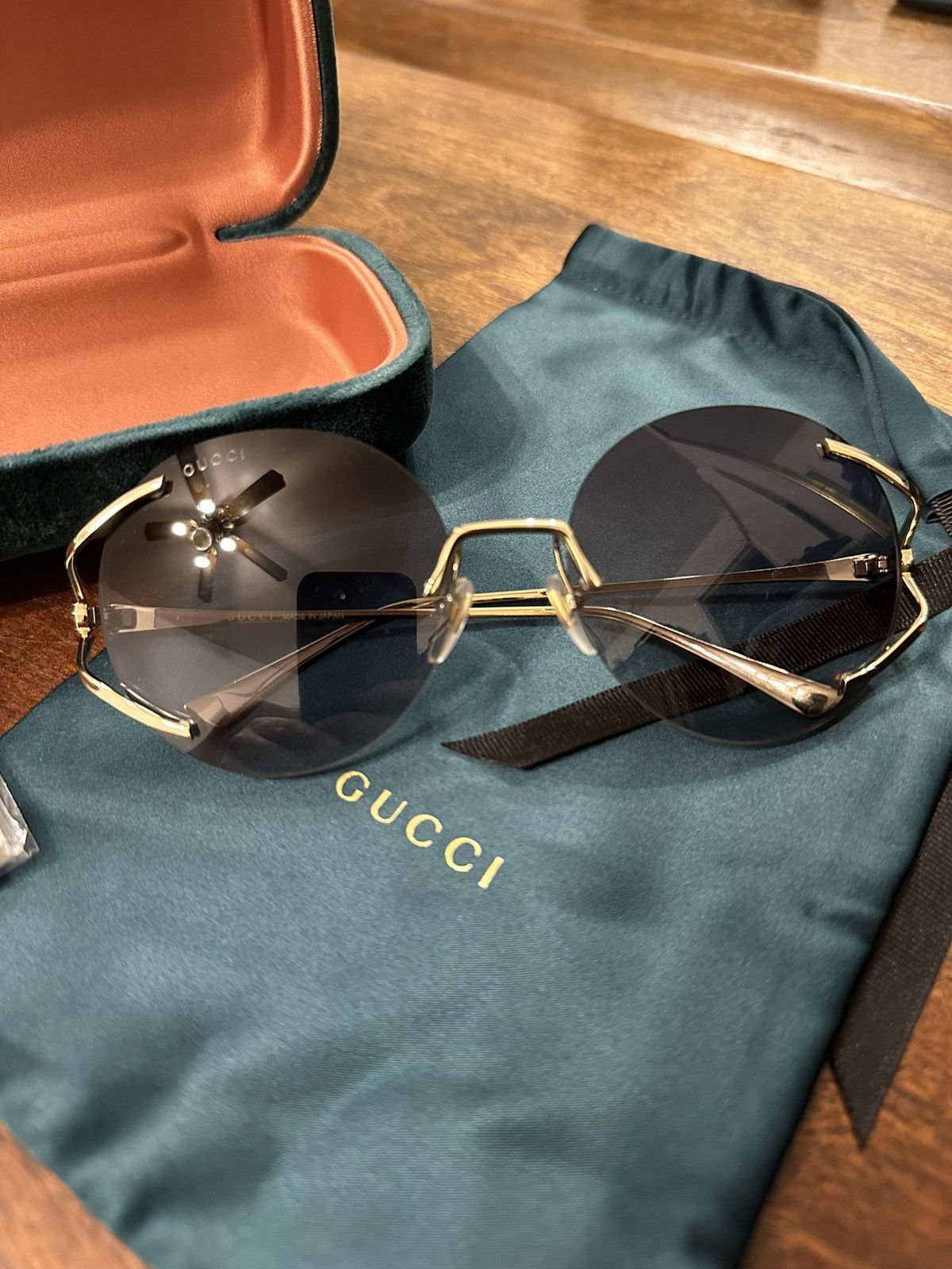 Gucci Gucci Rimless Sunglasses Size ONE SIZE - 2 Thumbnail