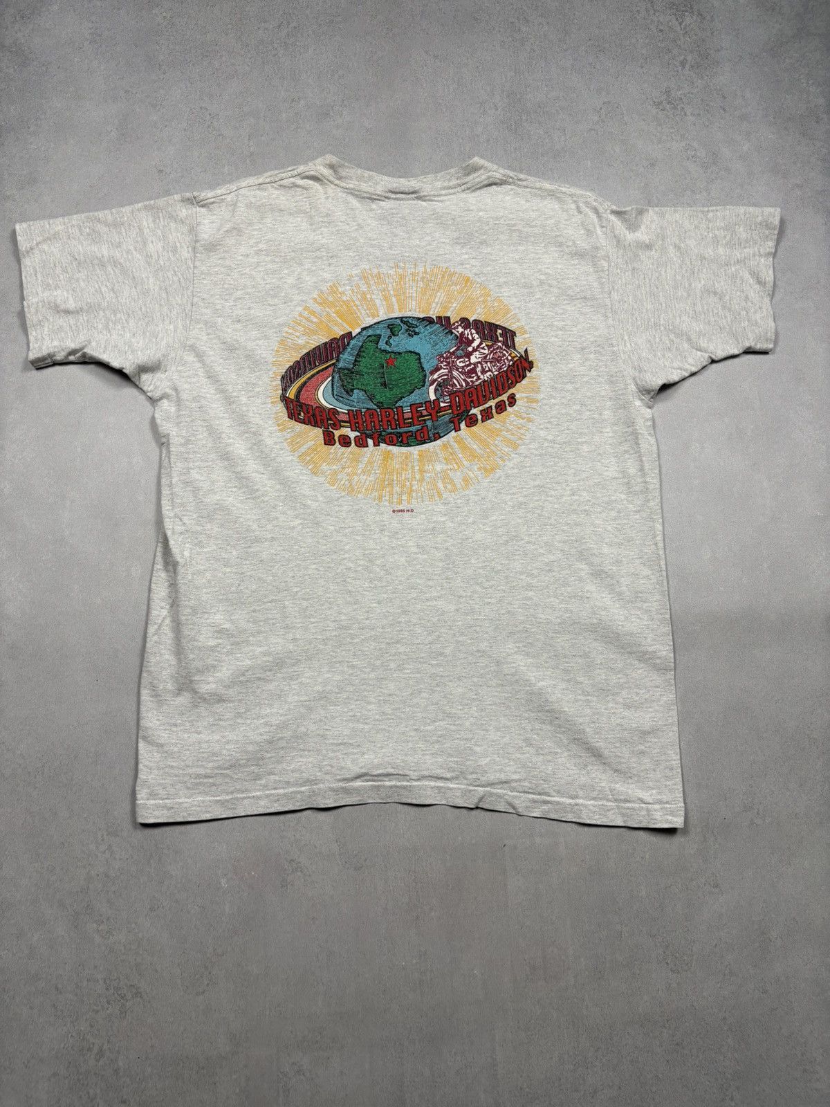 Vintage 1995 Harley-Davidson Bedford Texas T-Shirt USA Rare
