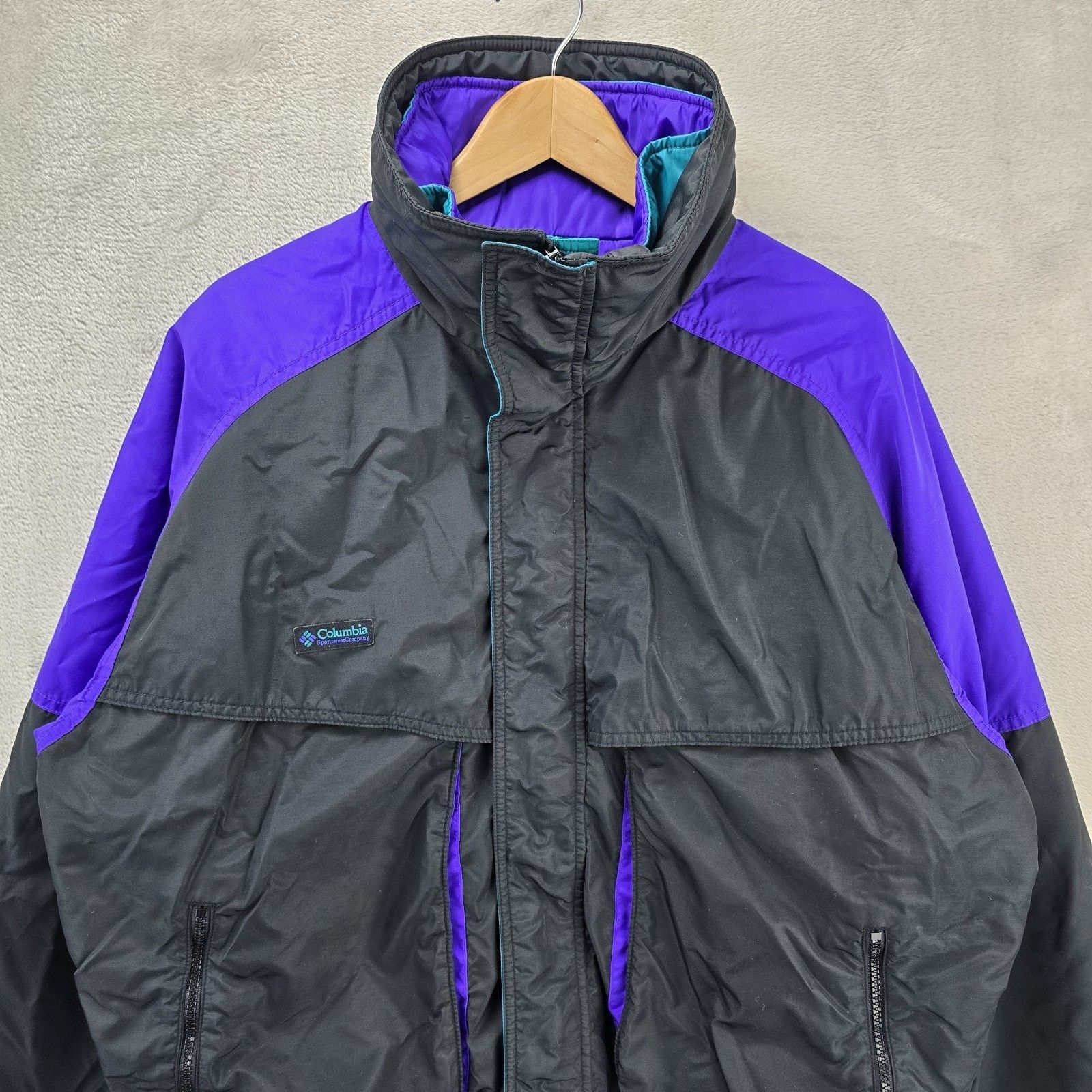 Columbia Vtg Columbia Powder Keg Jacket XL Removable Liner 3 in 1 90s Size US XL / EU 56 / 4 - 3 Thumbnail