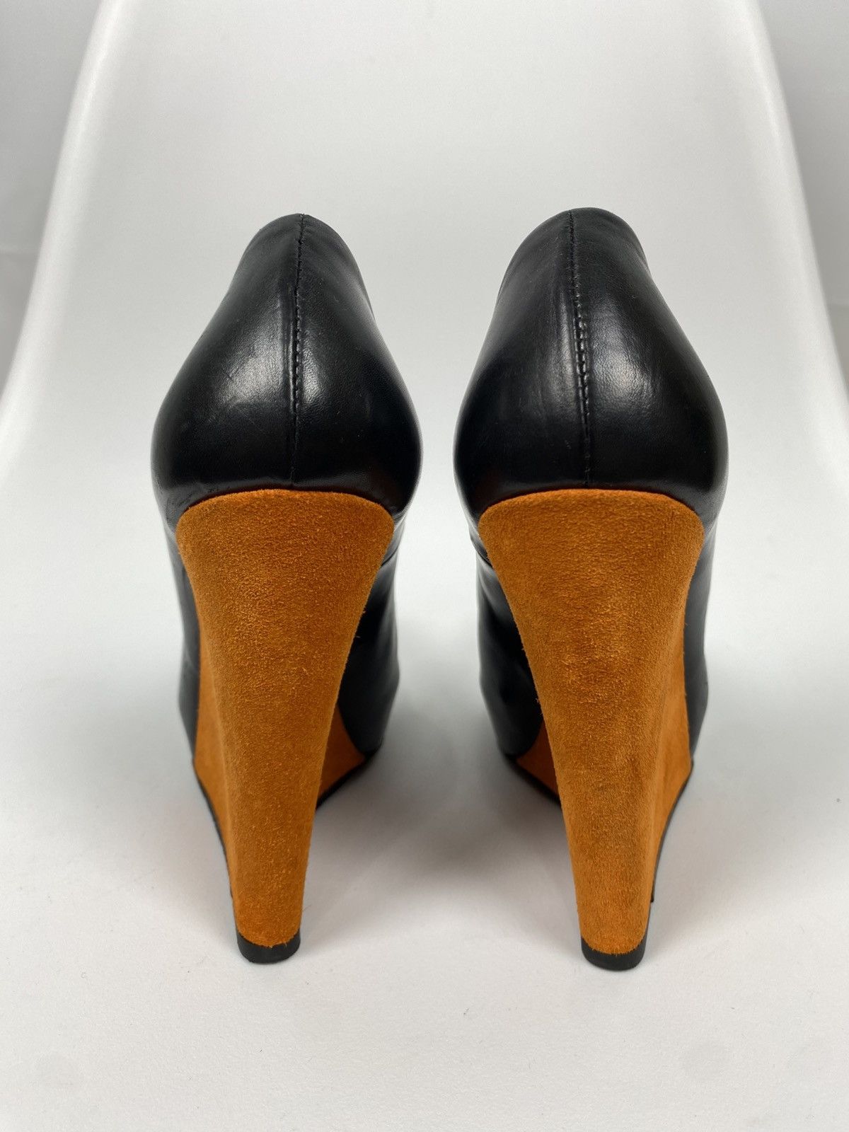 Other Giacomorelli Genuine Leather and Suede Wedges Heels size 37 Size US 7 / IT 37 - 4 Thumbnail