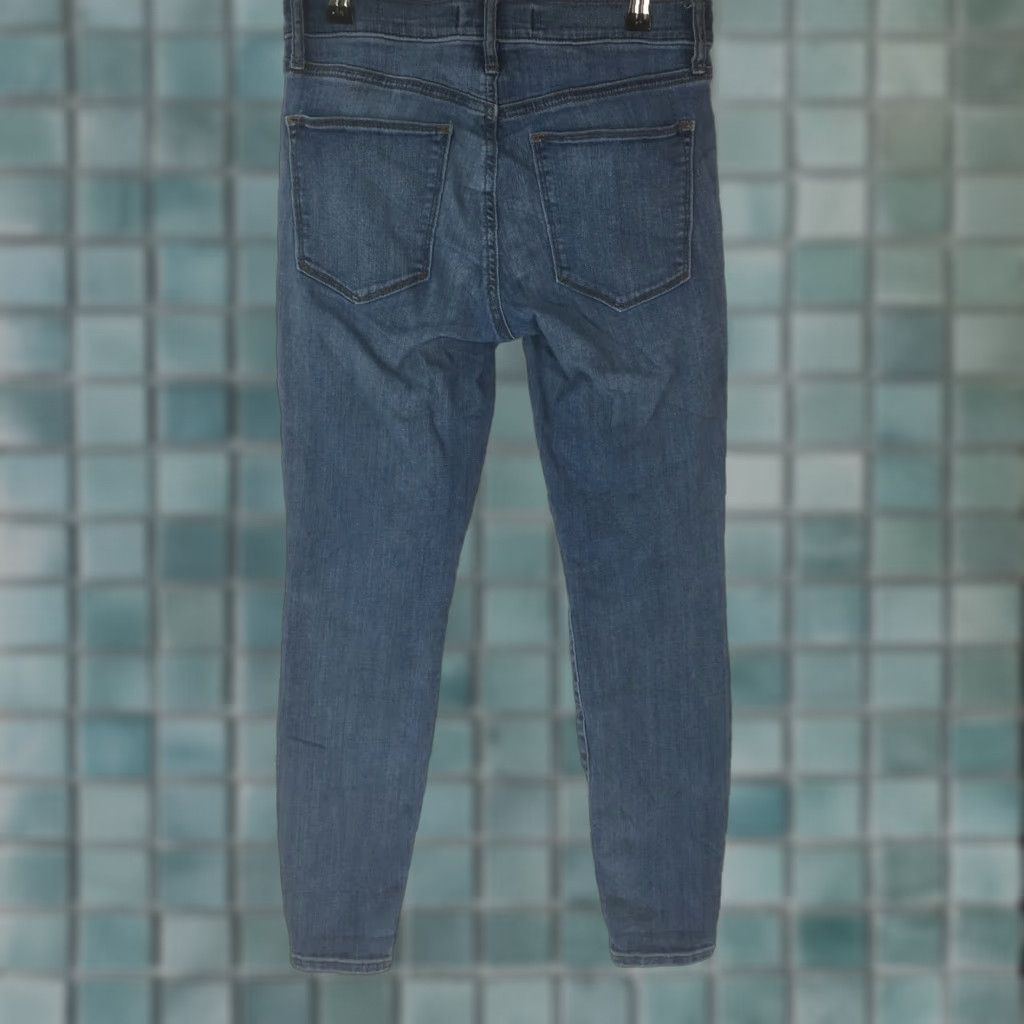 Gap Gap Jeans Womens Casual Regular Straight Flat Front Blue Denim Size 27 Short Regular Women Mens? Size 27" / US 4 / IT 40 - 1 Thumbnail