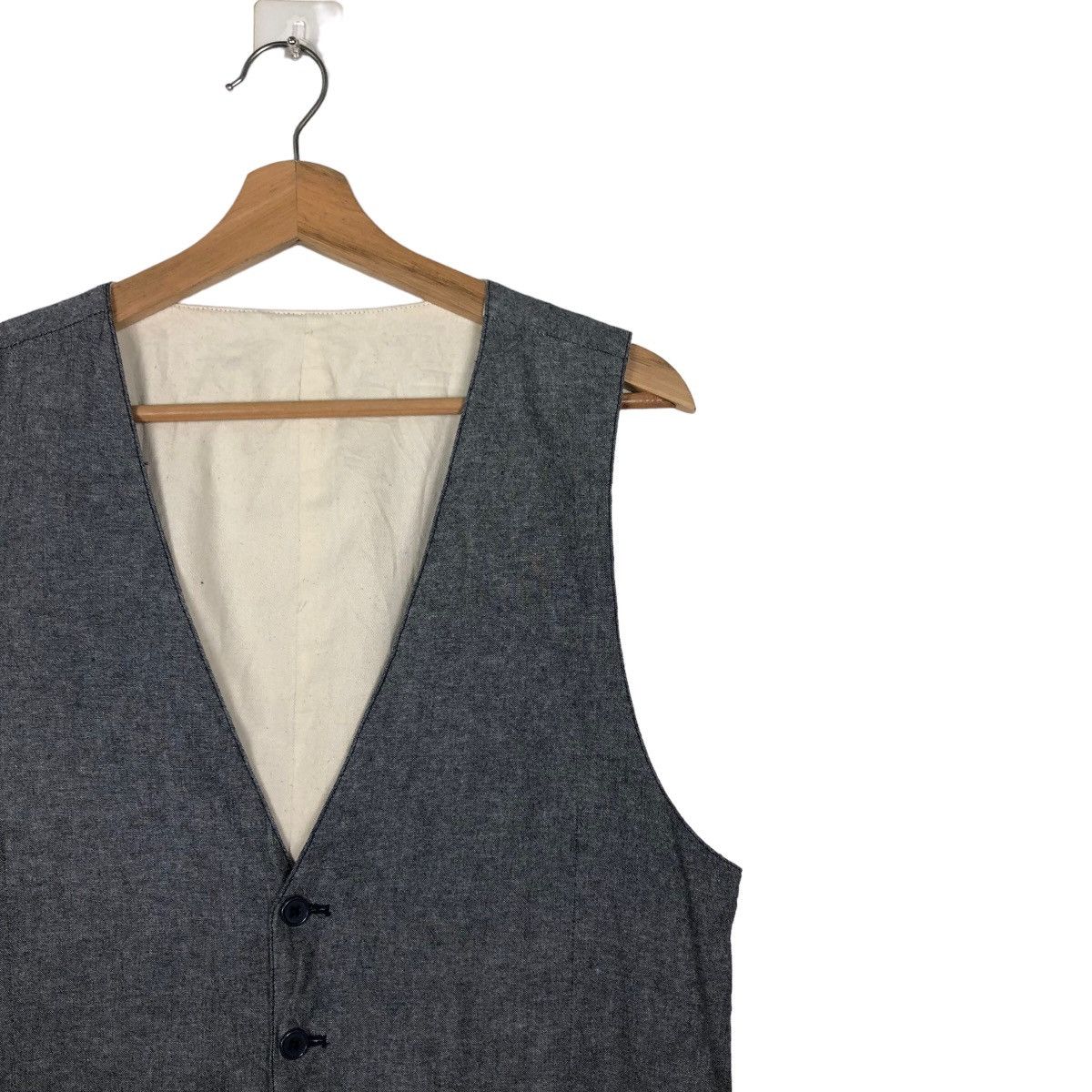 Japanese Brand 🔥2 Tones Vest Color Mix Semantic Design Issey Miyake Japan Size US L / EU 52-54 / 3 - 7 Thumbnail