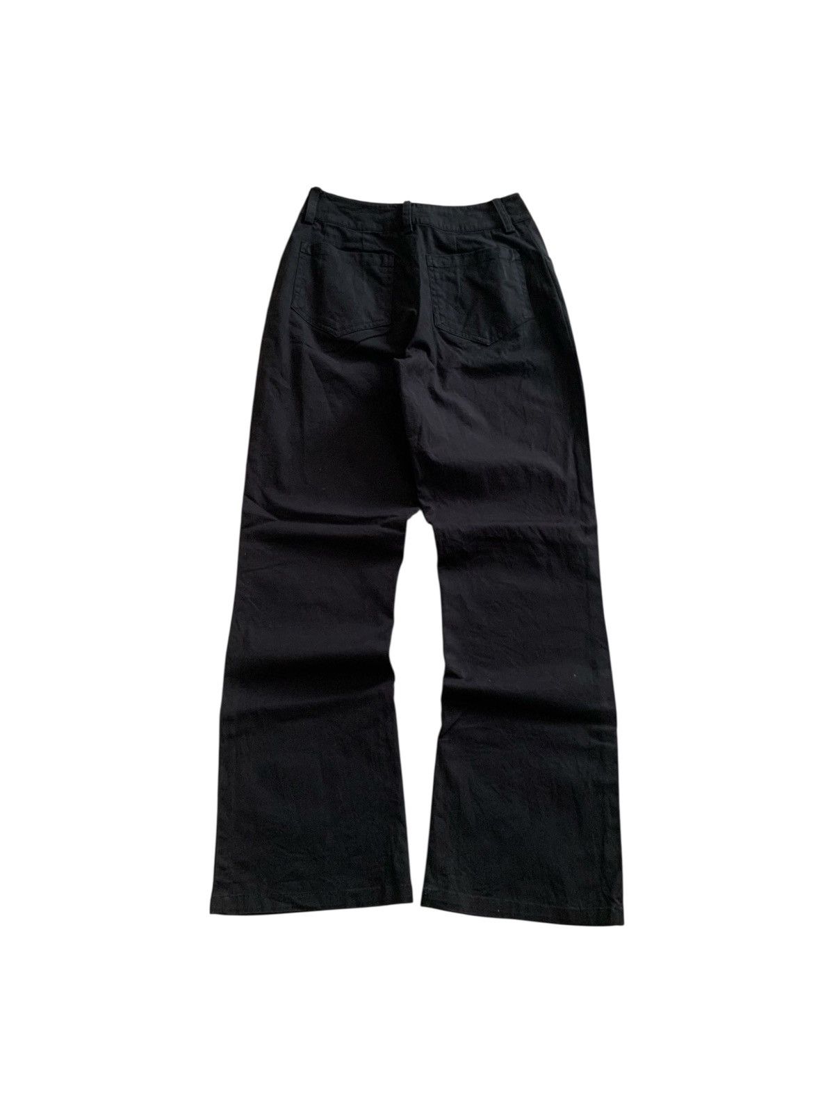 Nicole Club Last📦 Nicole Club Twill Cotton Flared Black Pants Size 25" / US 0 / IT 36 - 5 Thumbnail