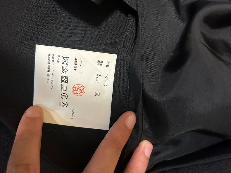 Comme des Garcons Comme Des Garcons Badge black suit jacket Size L / US 10 / IT 46 - 5 Thumbnail