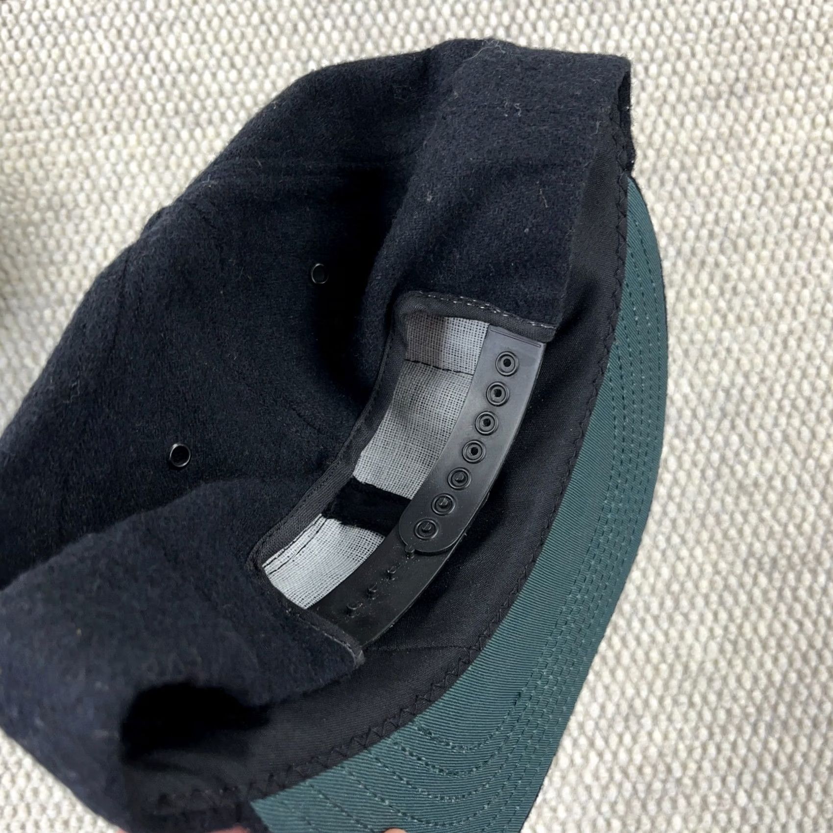 Coal VINTAGE Erckhoff Trucker Hat Cap Black Wool Snapback Made In USA Coal Mining 80s 90s Mens Size ONE SIZE - 6 Thumbnail