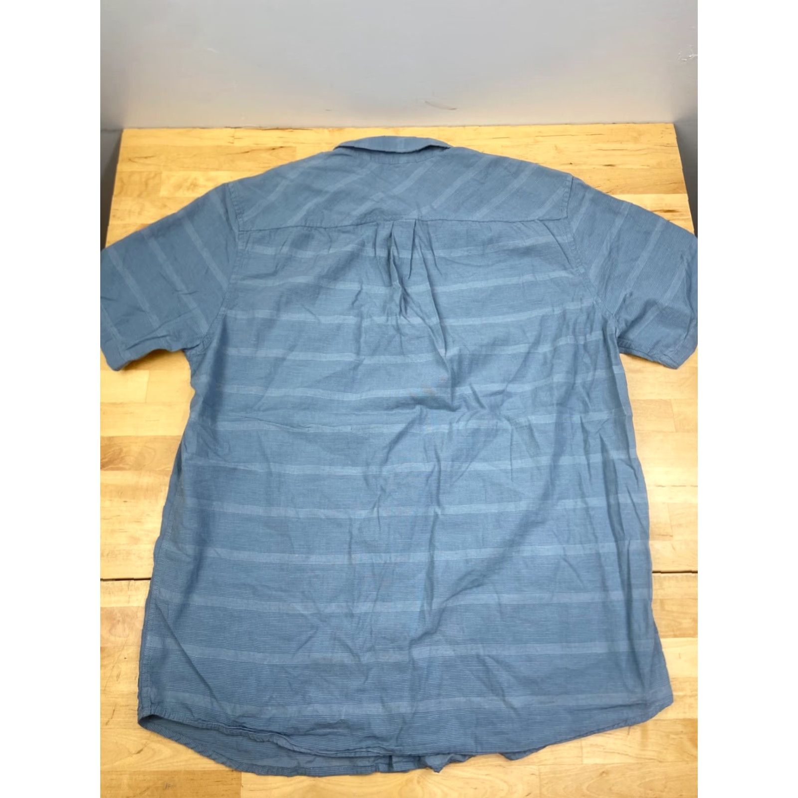 Vintage Jack O'Neill Shirt Mens L Blue Striped Short Sleeve Button Up Casual Size US L / EU 52-54 / 3 - 7 Thumbnail