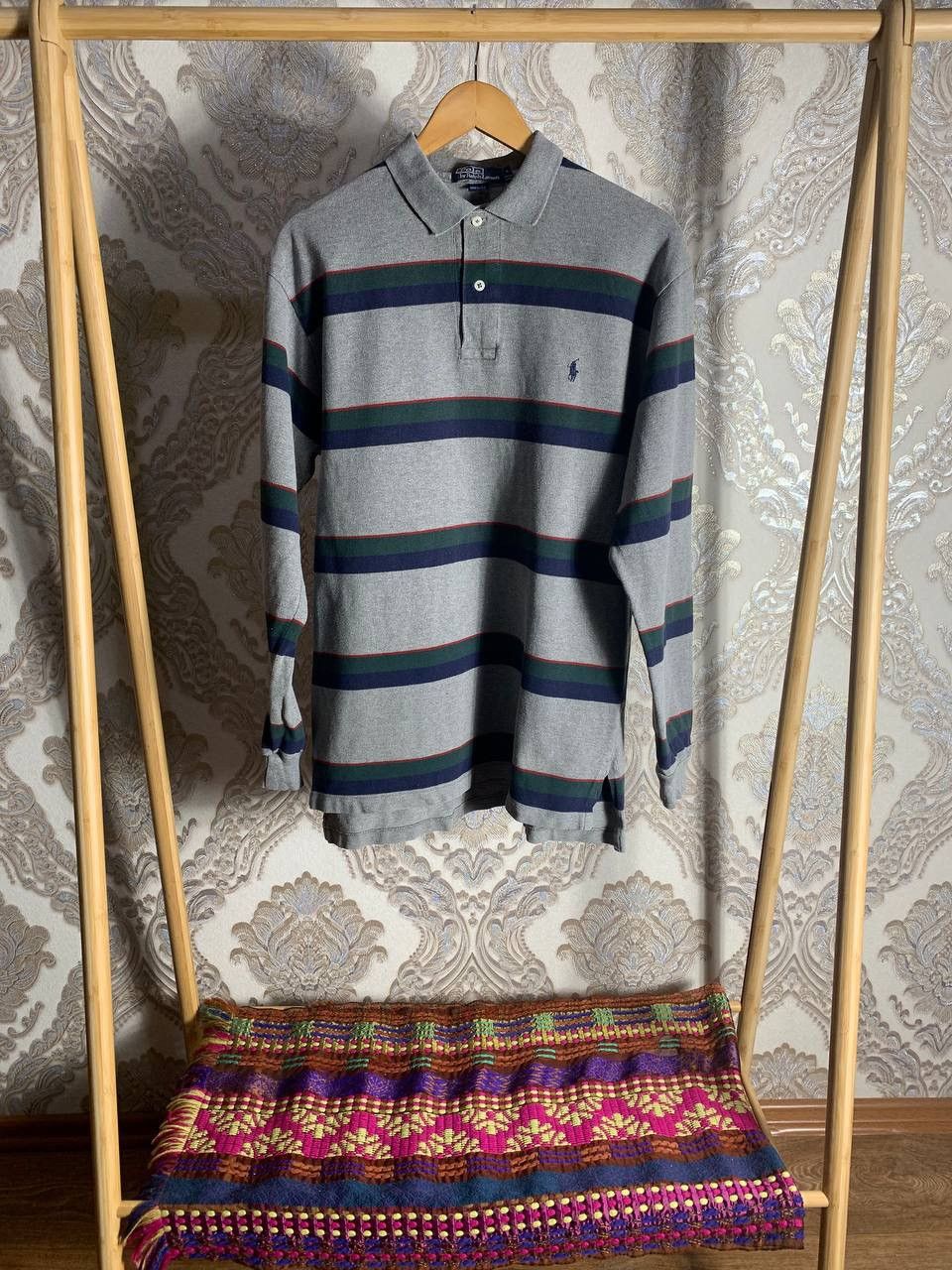 Polo Ralph Lauren × Vintage VERY RARE POLO RALPH LAUREN LONG SLEEVE RUGBY RETRO Y2K 90s Size US L / EU 52-54 / 3 - 1 Thumbnail