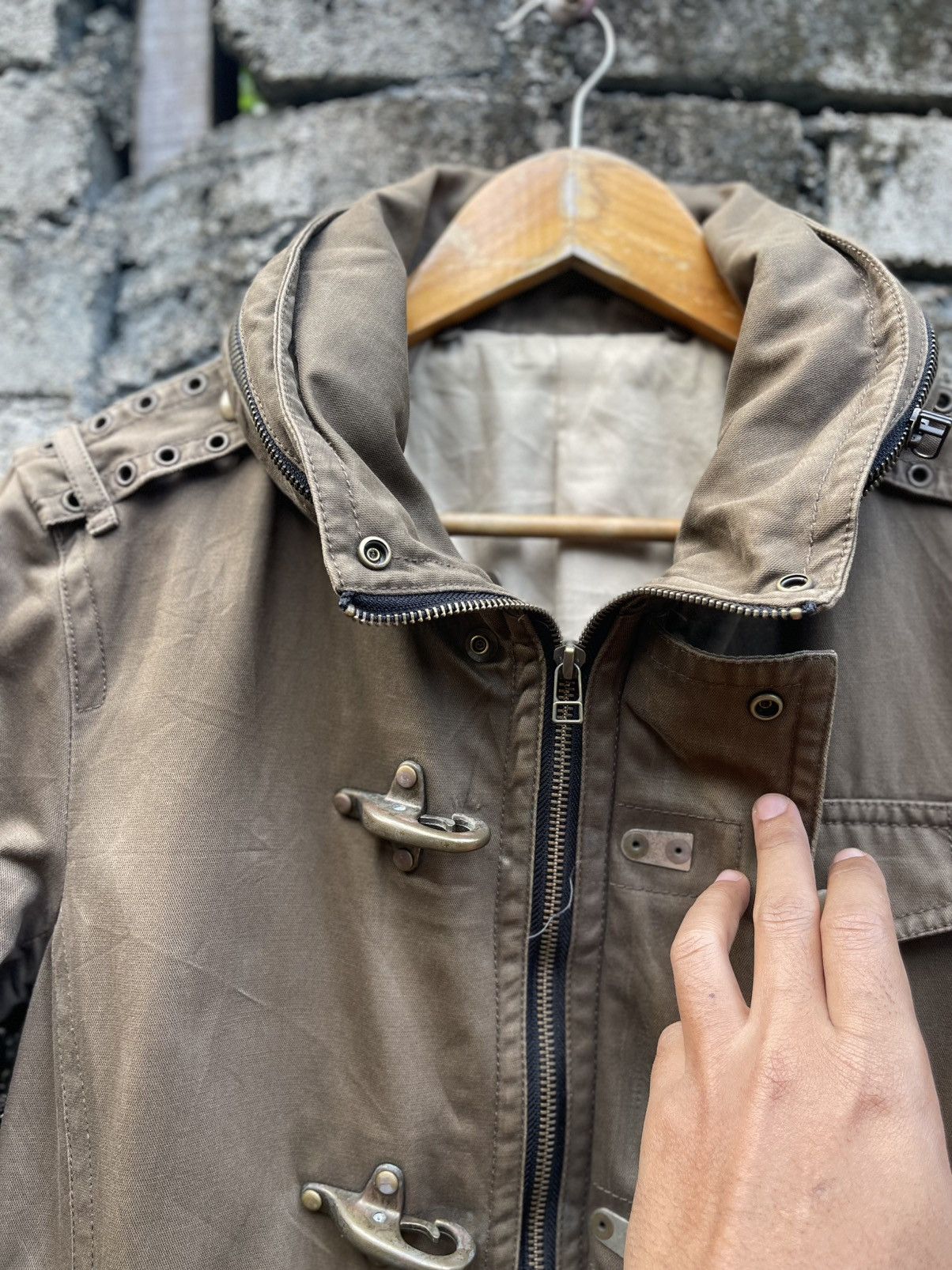 Michel Klein Archive Michel Klein Homme Metal Clasp Utility Field Jacket Size US S / EU 44-46 / 1 - 5 Thumbnail
