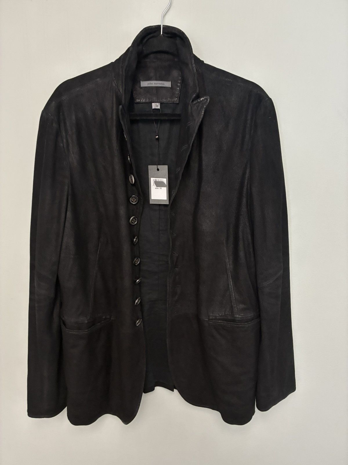 John Varvatos Goat suede Woodward Multibutton jacket EU 52 USA 42 Size US L / EU 52-54 / 3 - 16 Thumbnail
