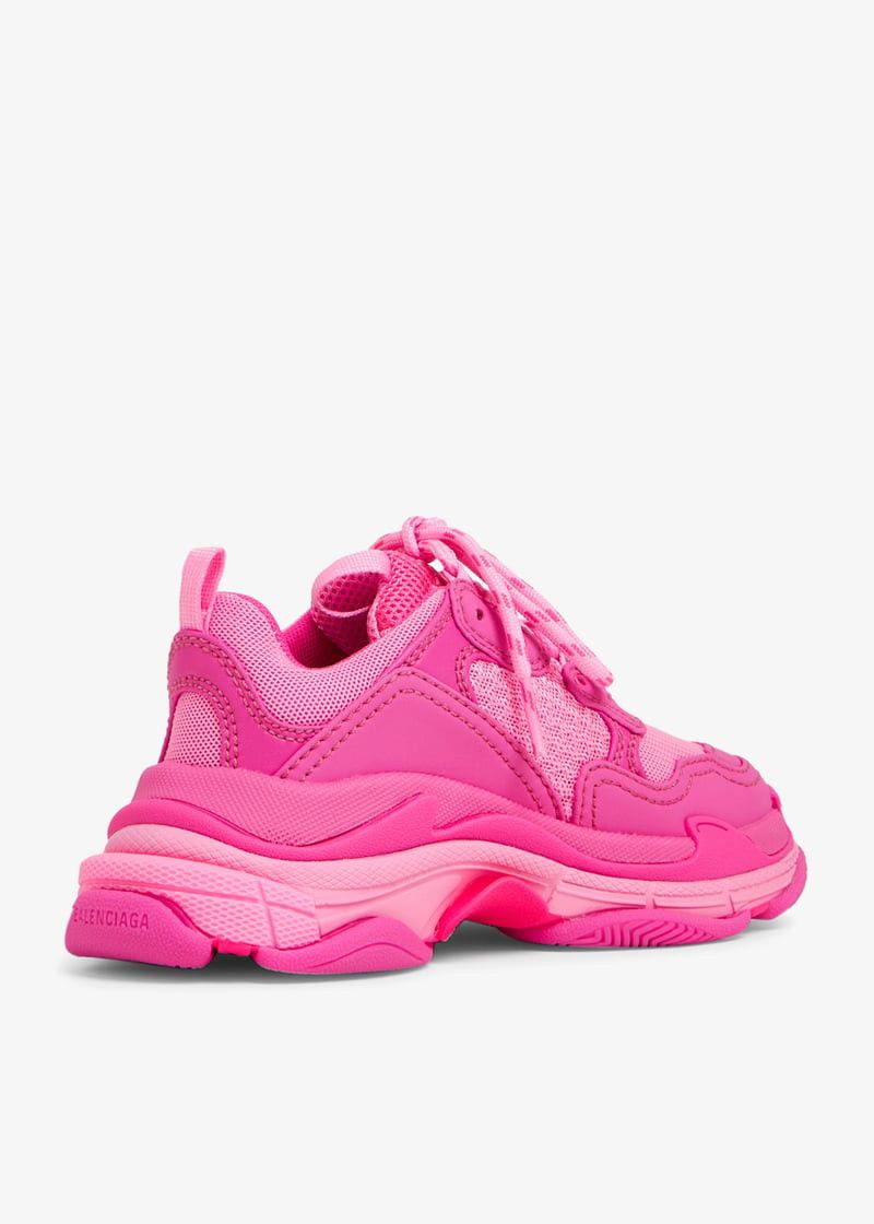 Balenciaga o1la1rc1a0625 Size: KIDS 26 / Triple S Sneakers in Pink Size US 4 / IT 34 - 2 Thumbnail