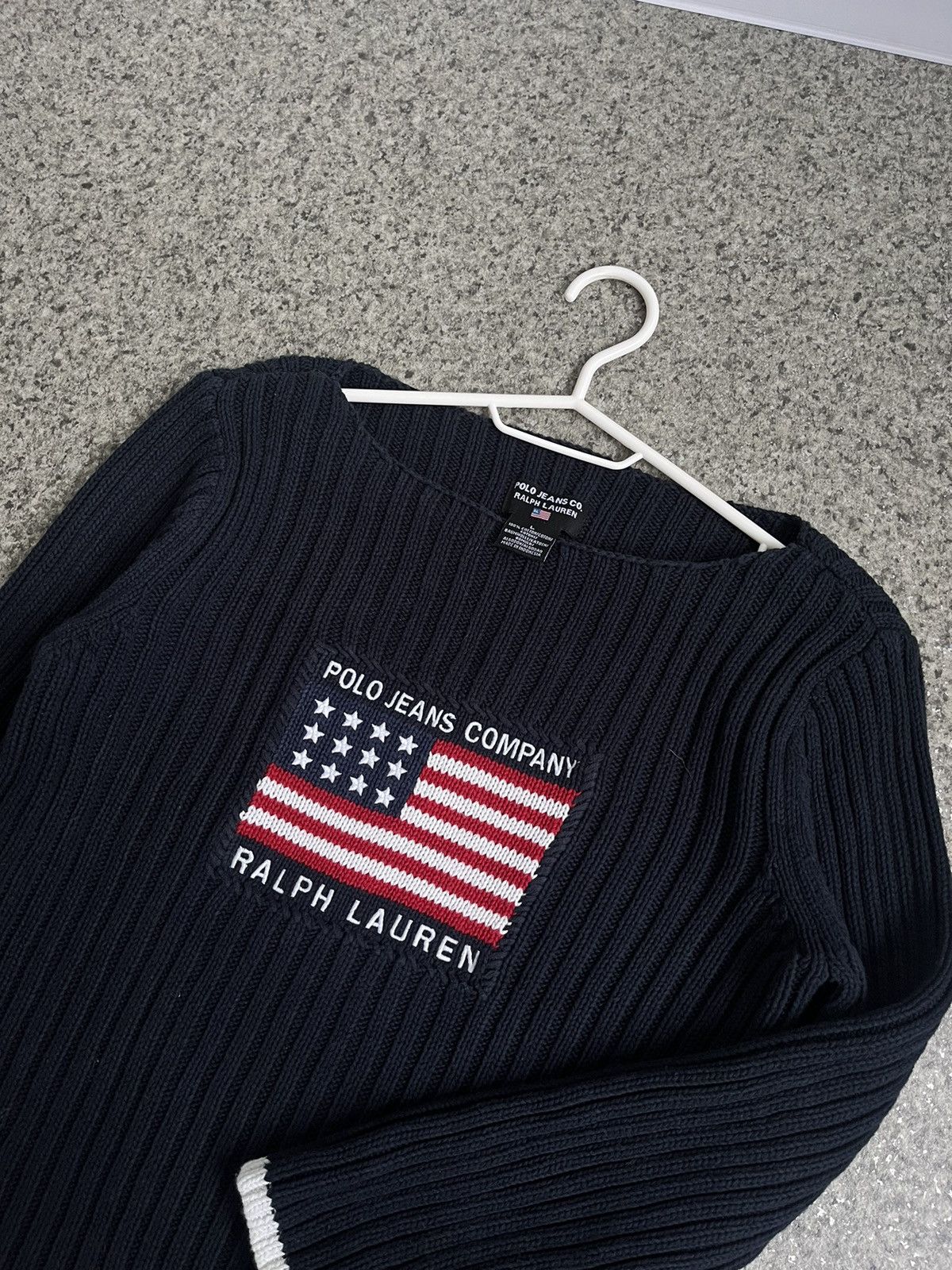 Polo Ralph Lauren Vintage Polo Jeans Ralph Lauren big logo sweater Size L / US 10 / IT 46 - 2 Thumbnail