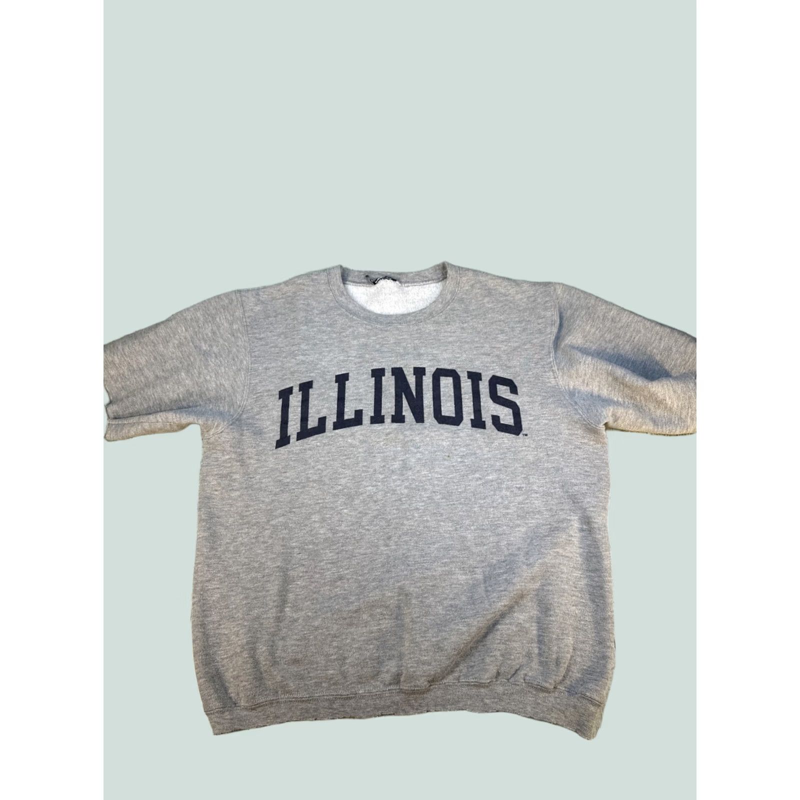 Vintage VINTAGE Illinois Fighting Illini Crewneck Sweatshirt S Men Gray Cut Off Sleeves Pullover Illini USA 80s 90s Mens Size US S / EU 44-46 / 1 - 1 Thumbnail