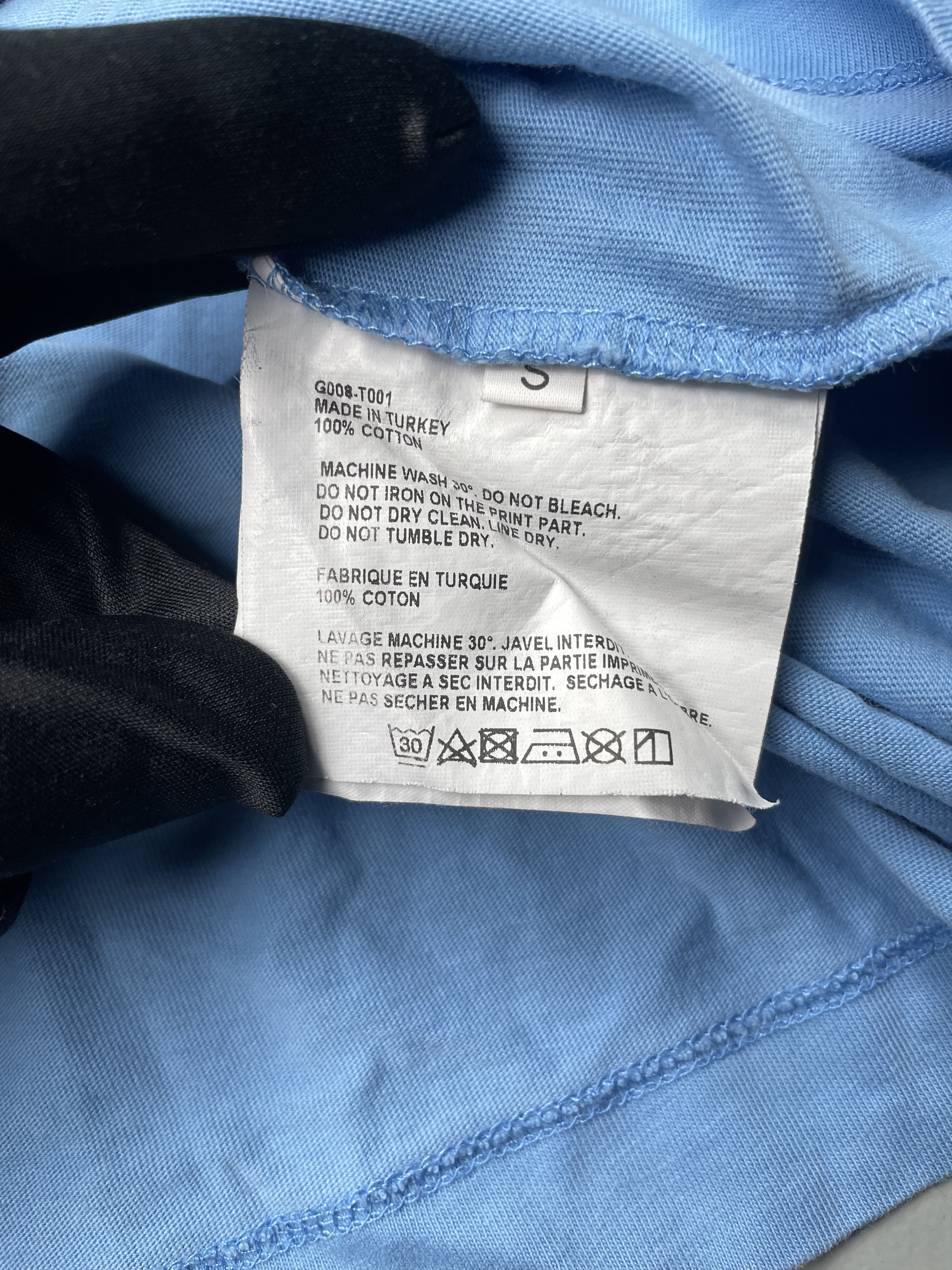Gosha Rubchinskiy Gosha Rubchinskiy S/S 2016 GR logo t-shirt (blue) - size S Size US S / EU 44-46 / 1 - 9 Thumbnail