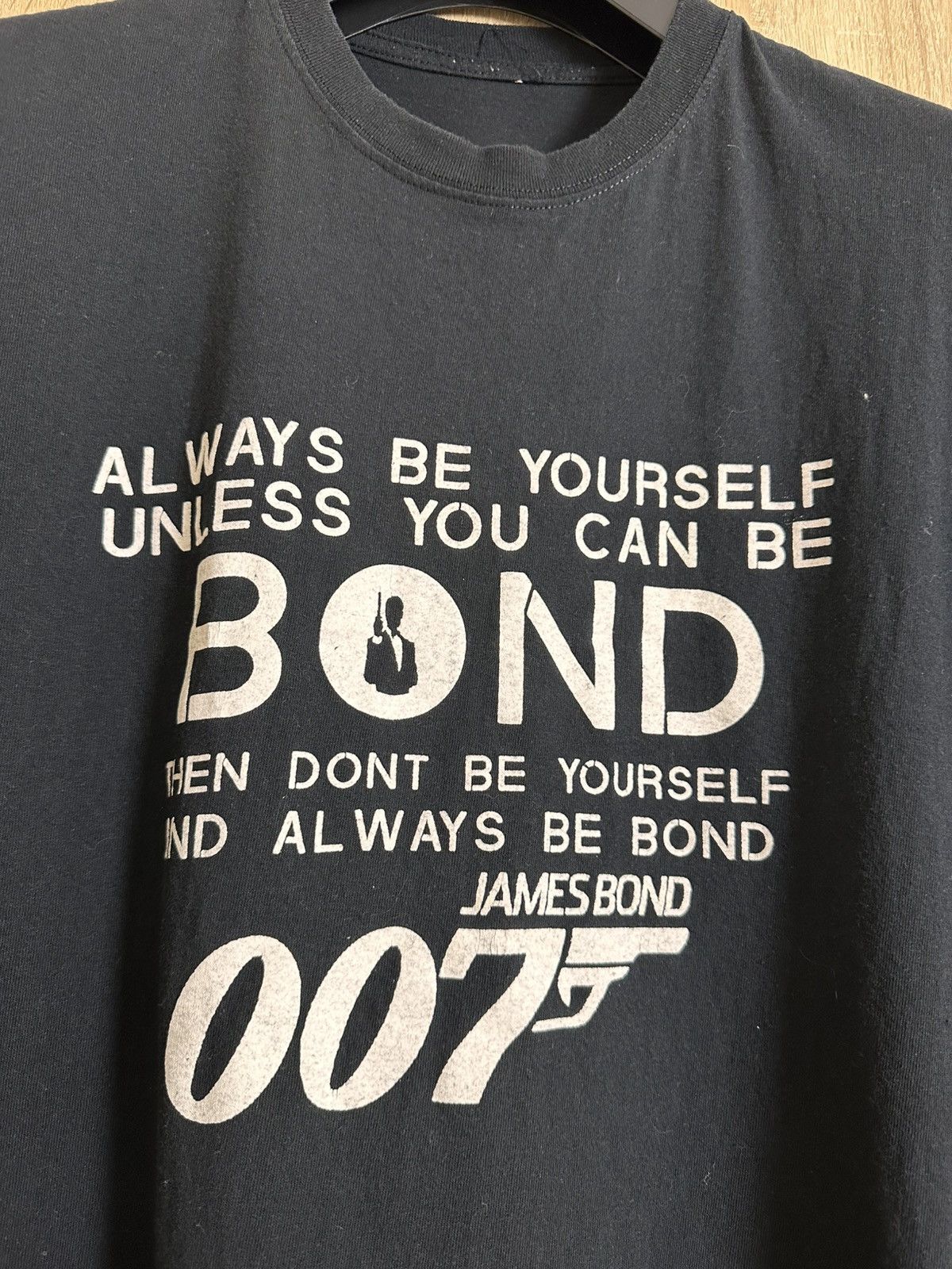 Vintage 🔥 RARE James Bond Agent 007 Vintage Movie T Shirt Size US XL / EU 56 / 4 - 3 Thumbnail