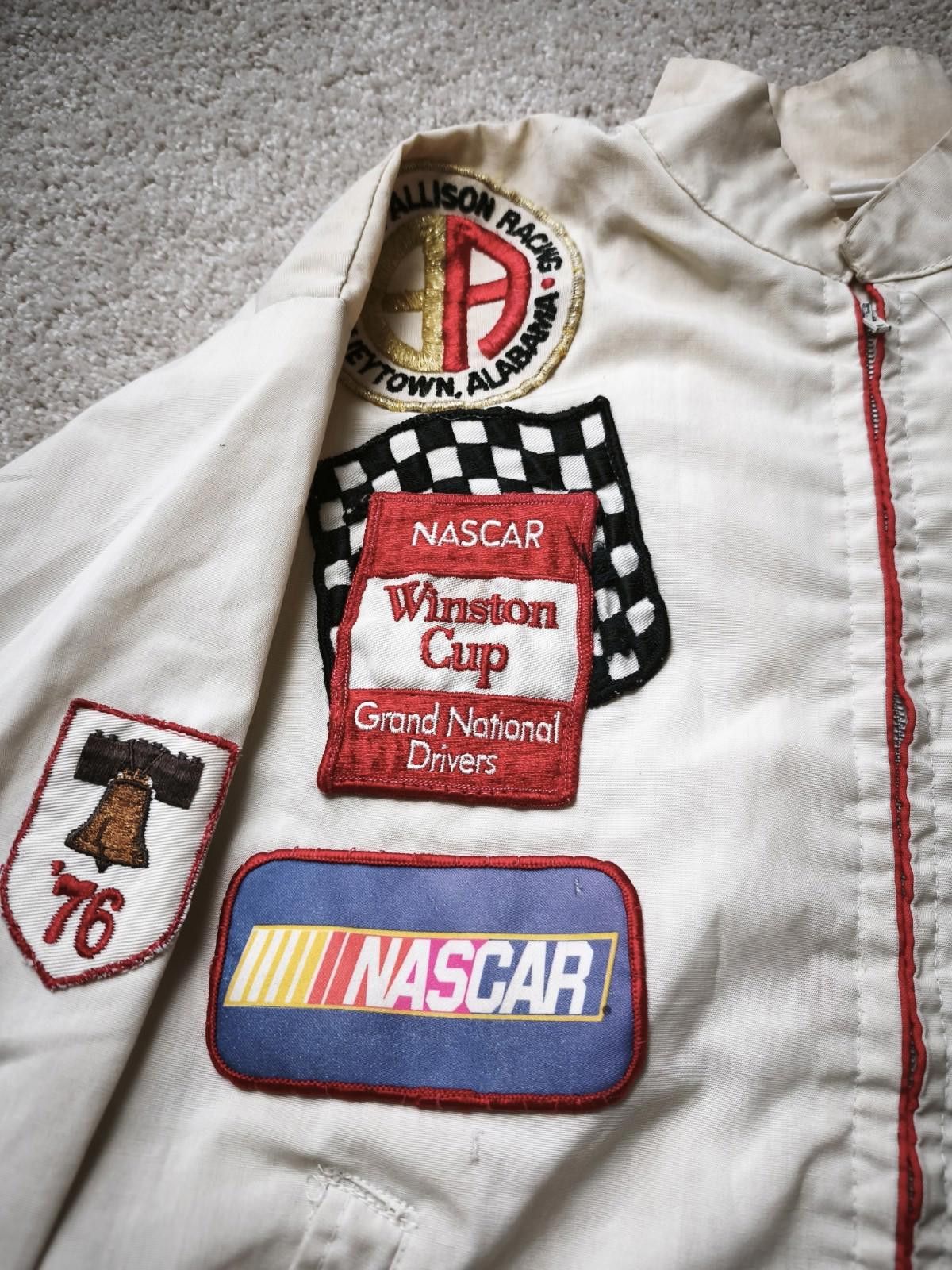 Other Nascar Bobby Allison Jacket Patches M Medium Cream White Size ONE SIZE - 3 Thumbnail
