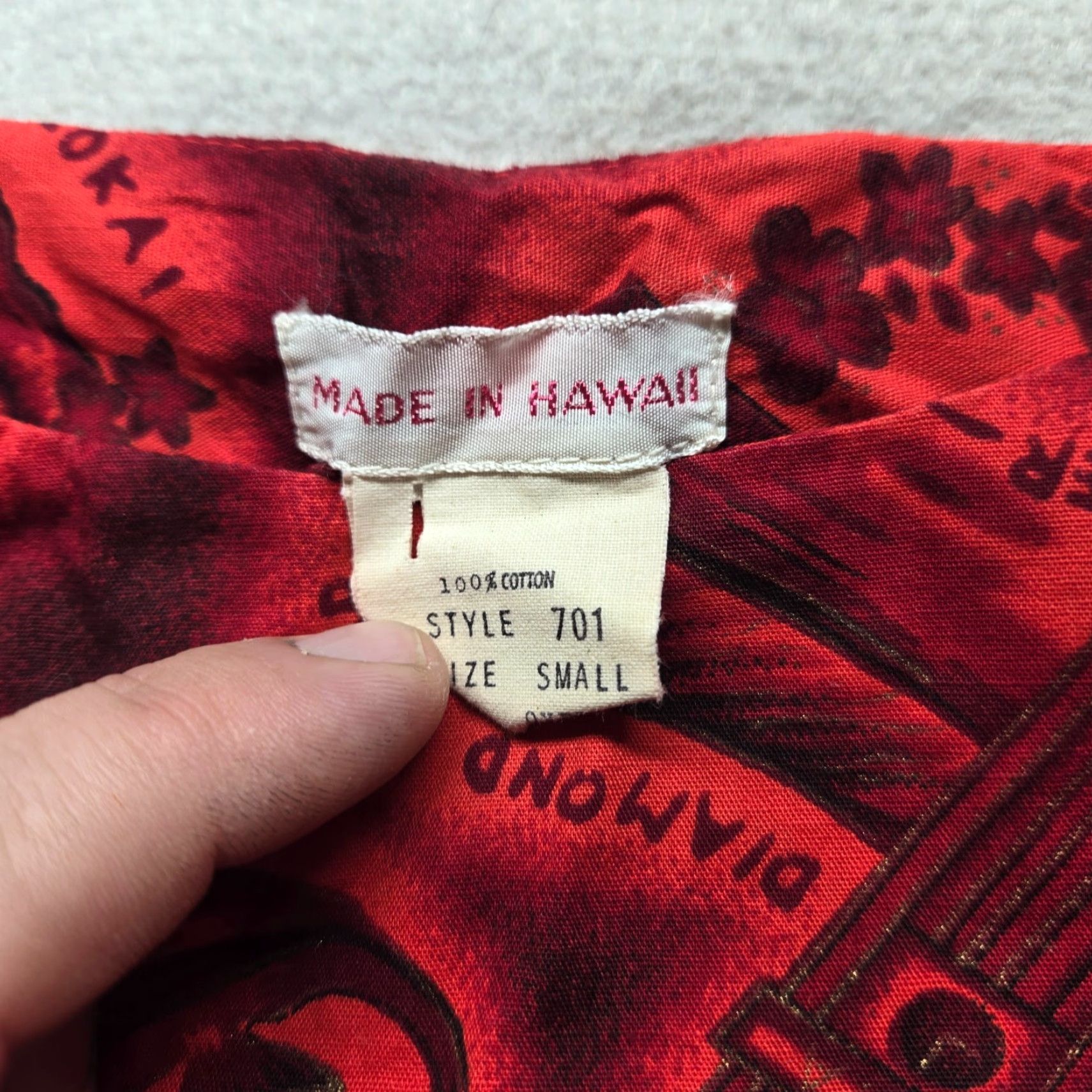 ALOHAS Vintage Made in Hawaii Aloha Islands Red Sleeveless Sundress Women’s Size S Size S / US 4 / IT 40 - 3 Thumbnail