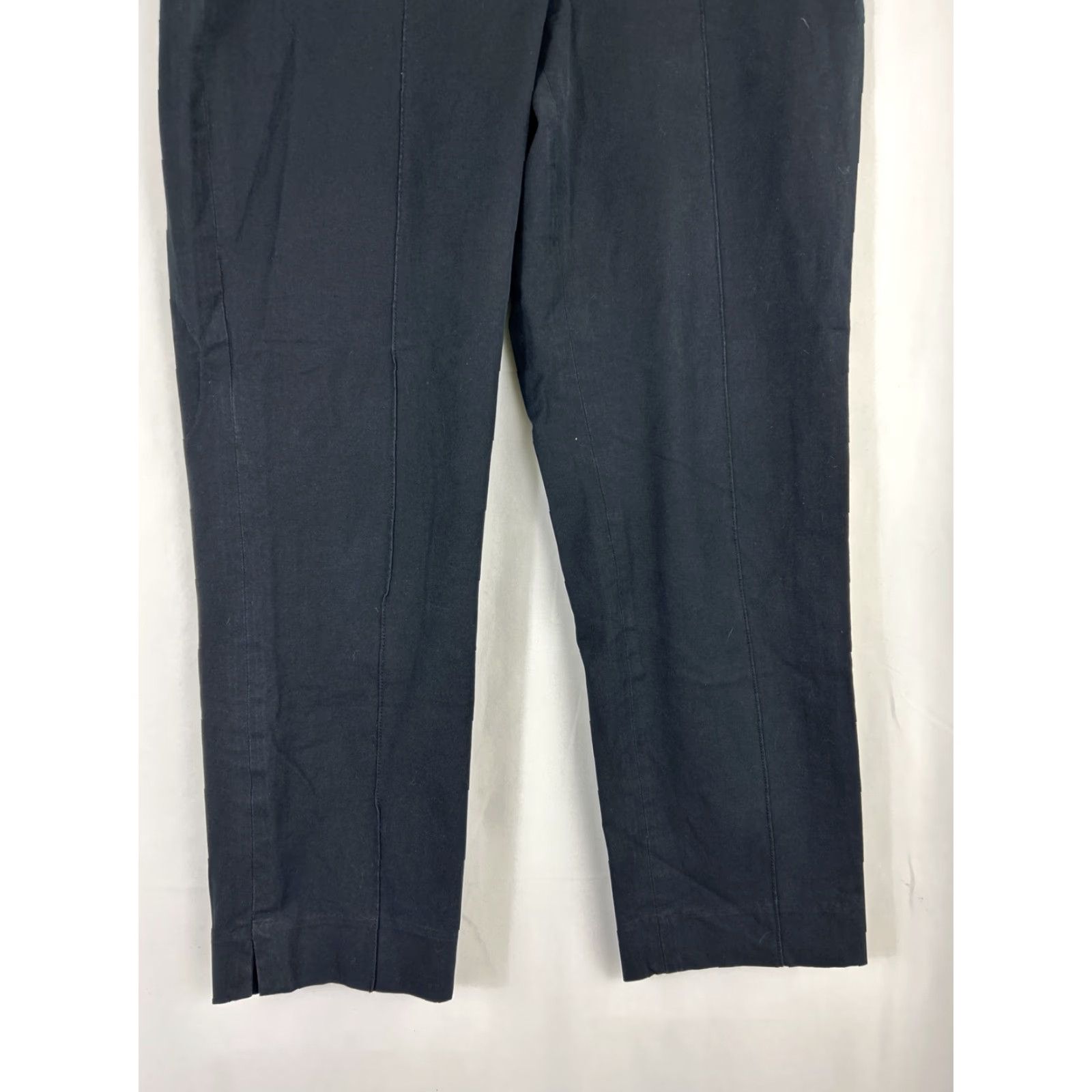 J. Jill J. Jill Pants Women Clothes Black Pleated 12 Regular Capris 34x26 Dress Pants Women Size 34" / US 12 / IT 48 - 2 Thumbnail